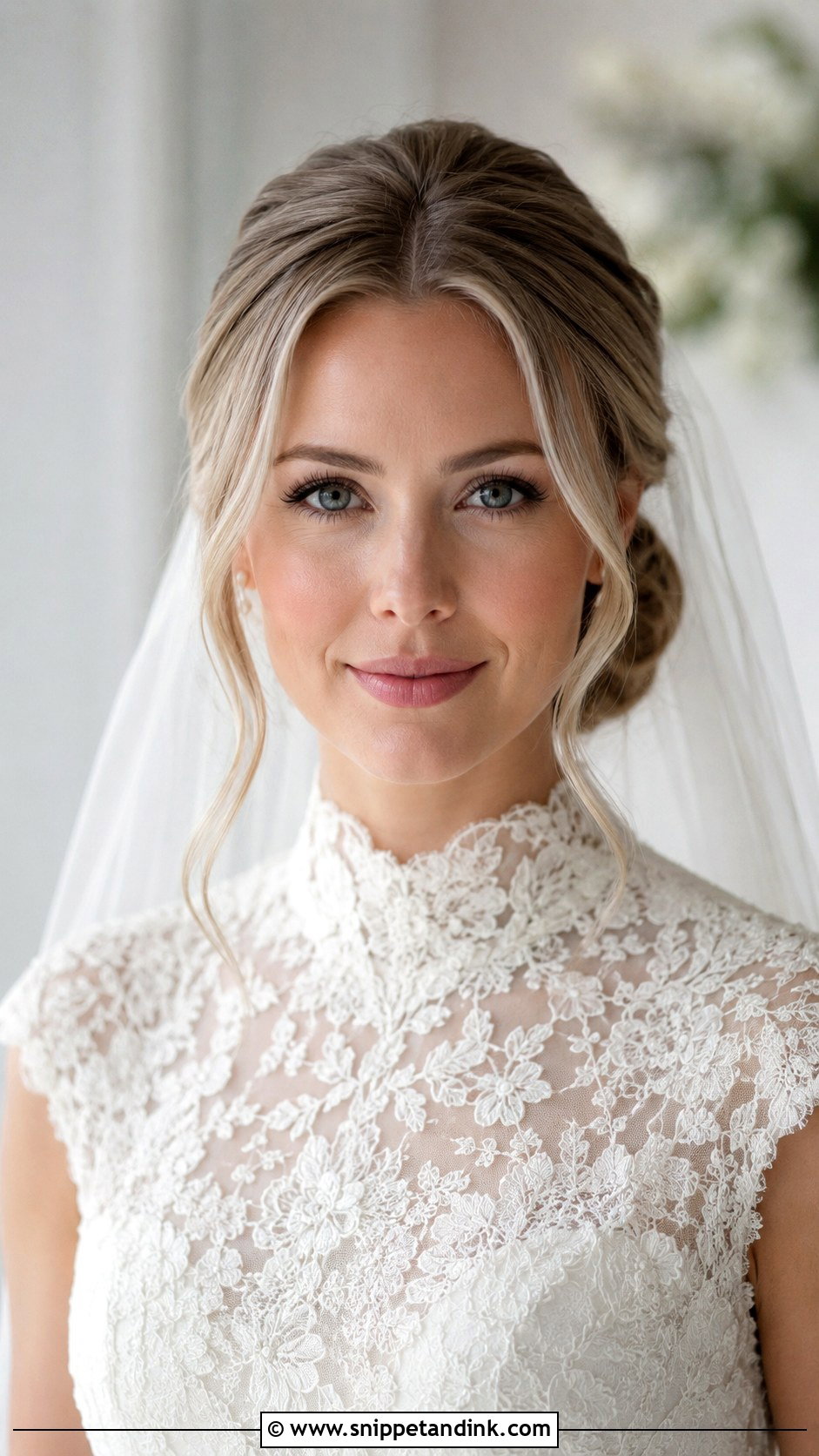 Wedding Low Chignon Front Look - Snippet and Ink - 15 Wedding Hairstyle Front Look Ideas