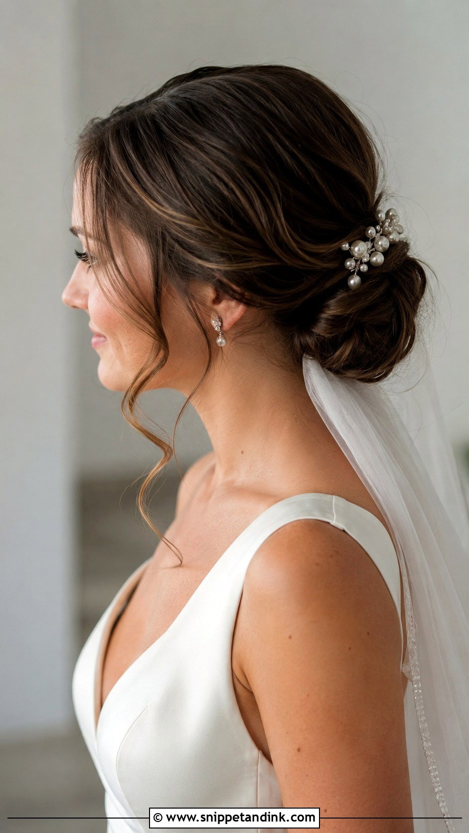 Wedding Low Chignon - Snippet and Ink - 15 Weding Hair Style Ideas