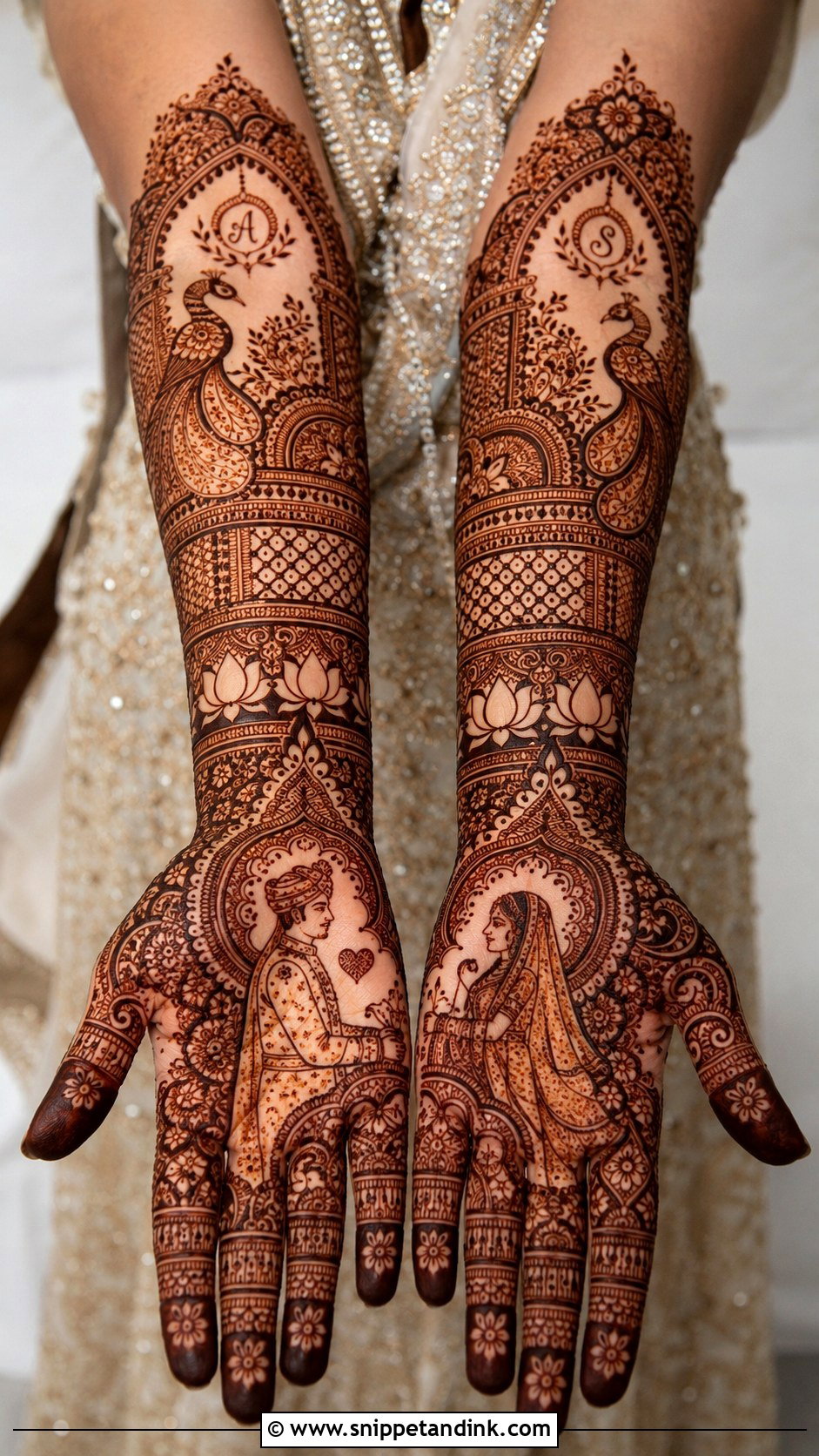 Wedding Mehndi Design For Bride - Snippet and Ink - 35 Latest Wedding Mehndi Designs