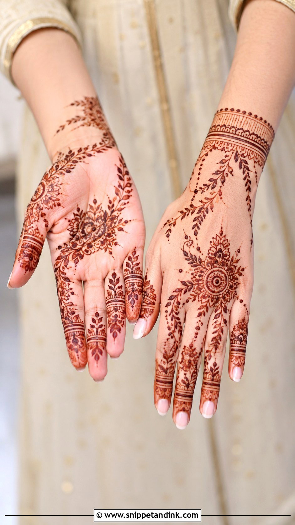 Wedding Mehndi Design For Bridesmaids - Snippet and Ink - 35 Latest Wedding Mehndi Designs