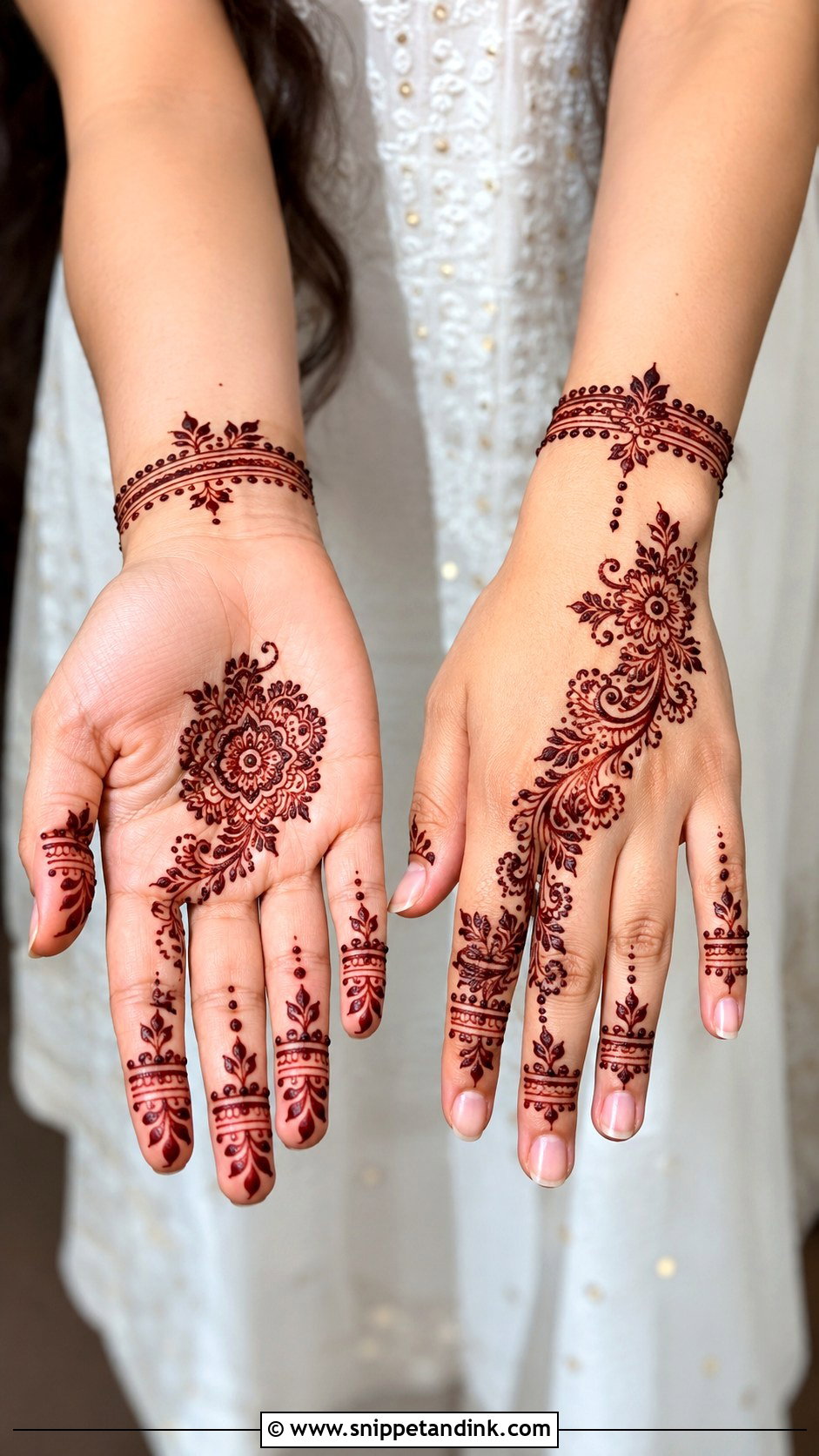 Wedding Mehndi Design For Guests - Snippet and Ink - 35 Wedding Mehndi Designs