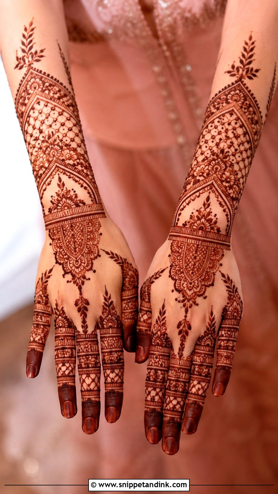 Wedding Mehndi Design For Long Fingers - Snippet and Ink - 35 Wedding Mehndi Designs