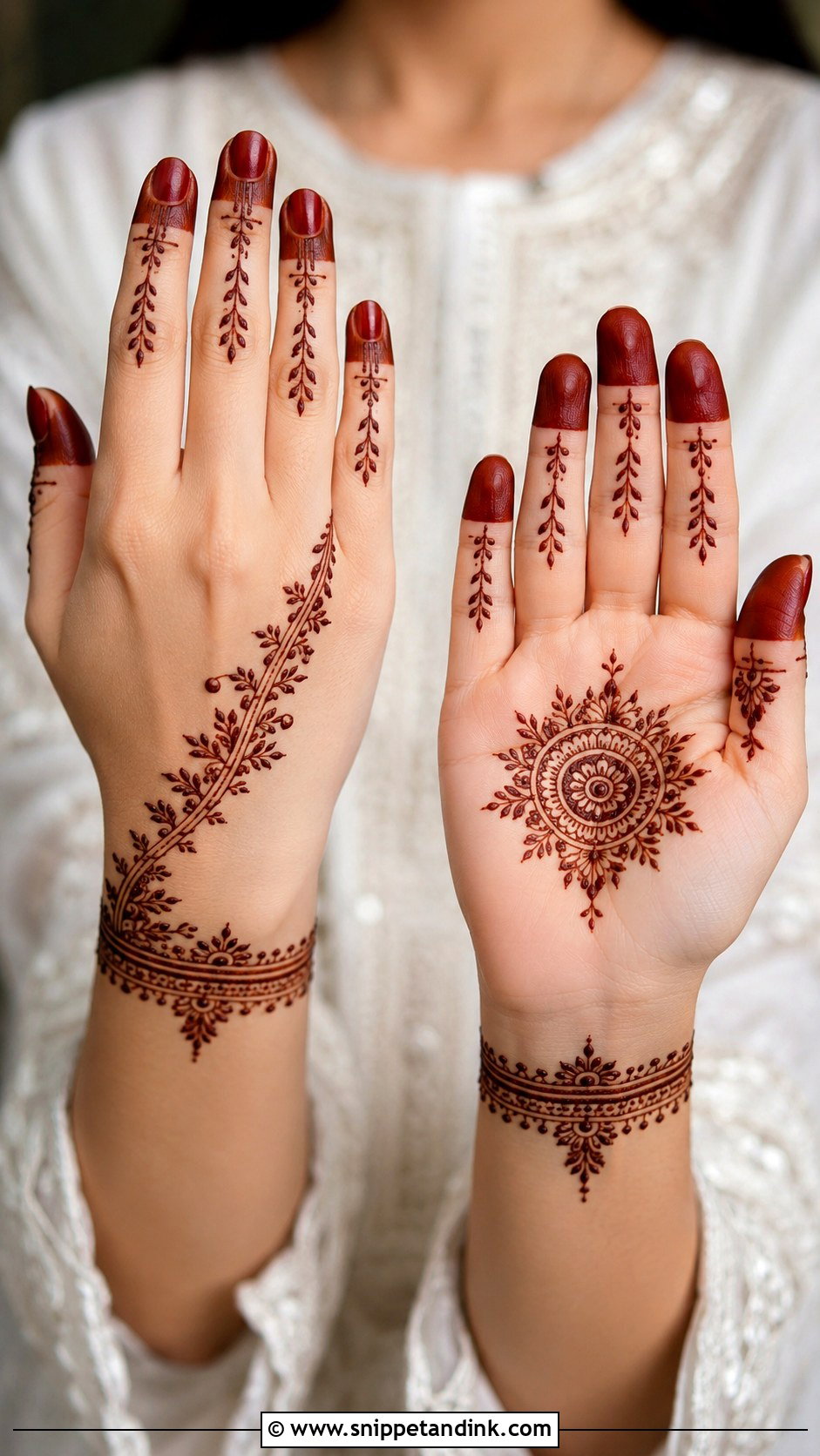 Wedding Mehndi Design For Short Fingers - Snippet and Ink - 35 Wedding Mehndi Designs