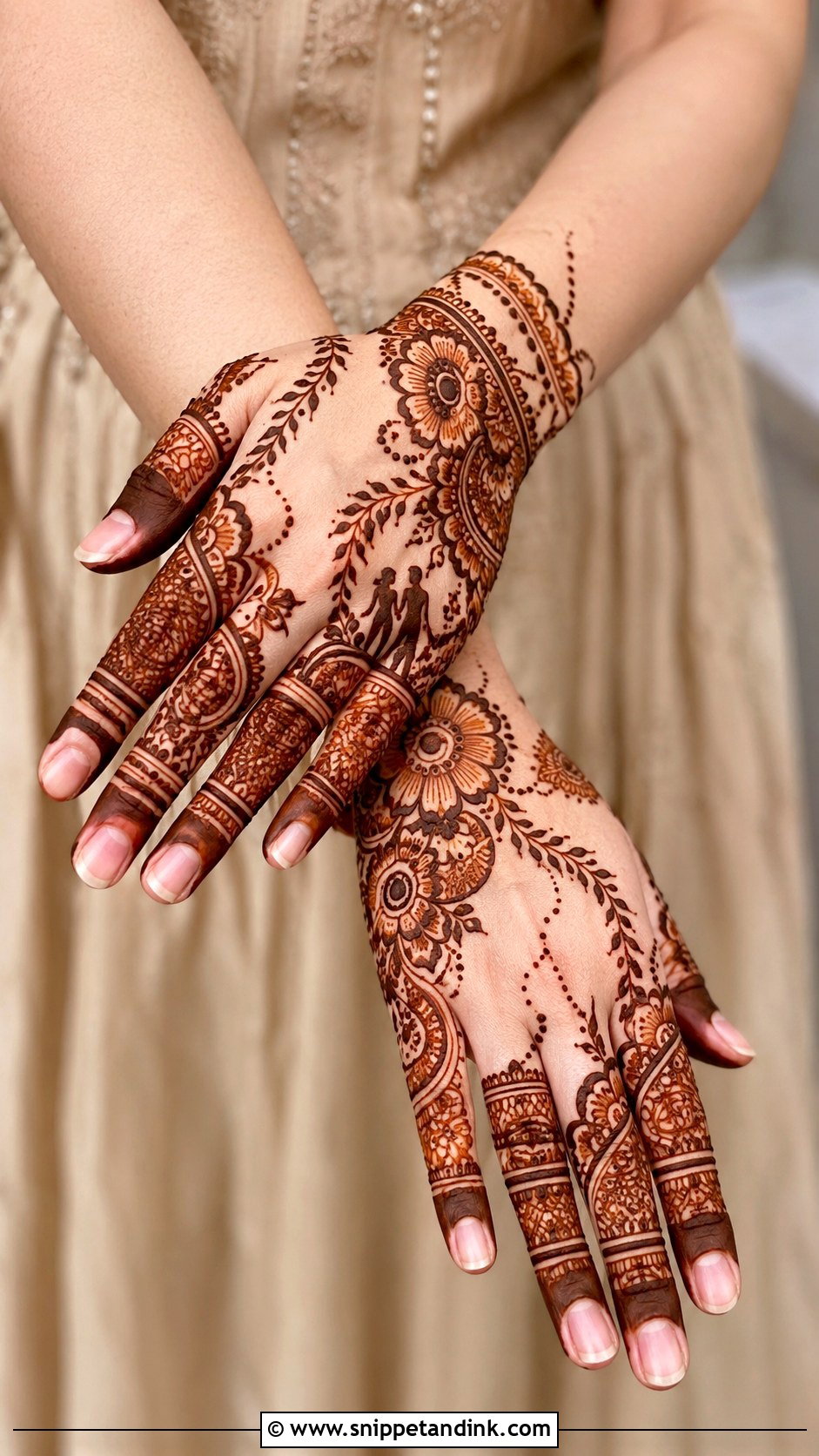Wedding Mehndi Design For Sister Of Bride - Snippet and Ink - 35 Latest Wedding Mehndi Designs