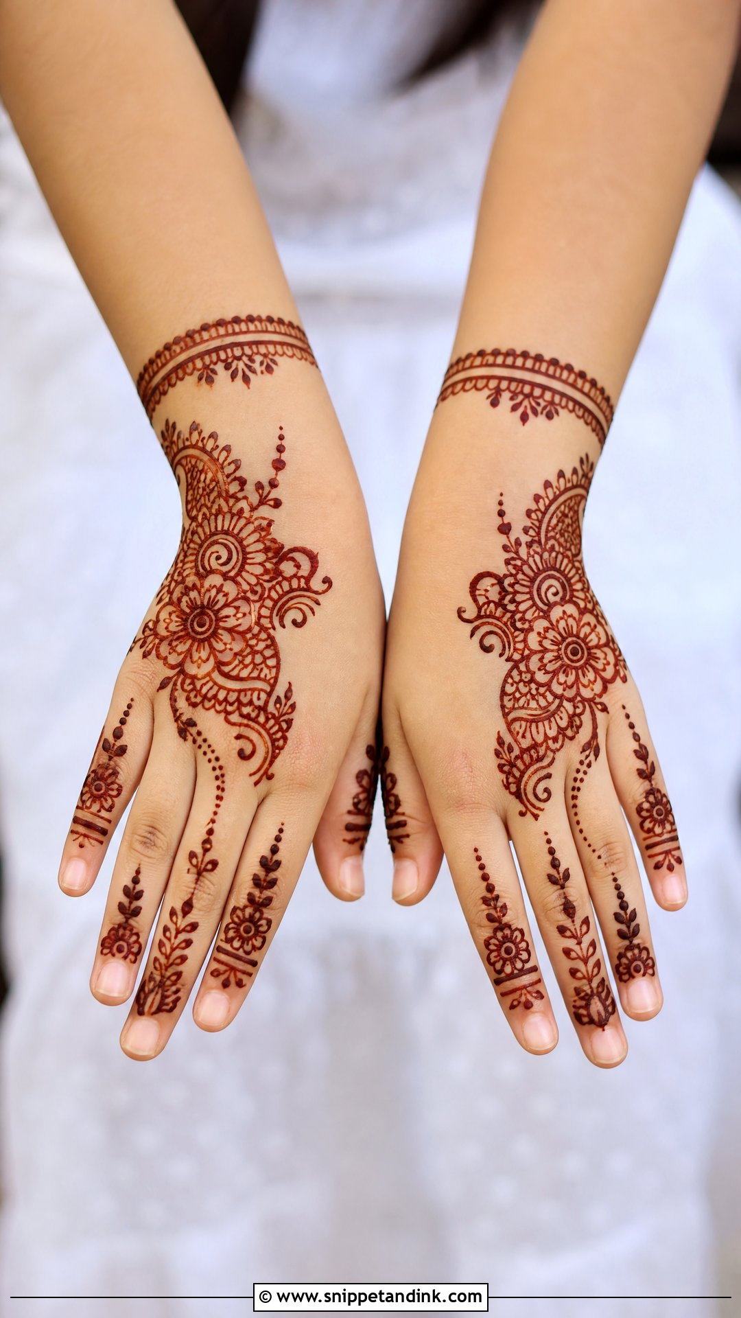 Wedding Mehndi Design for Children - Snippet and Ink - 30 Mehndi Designs for Children