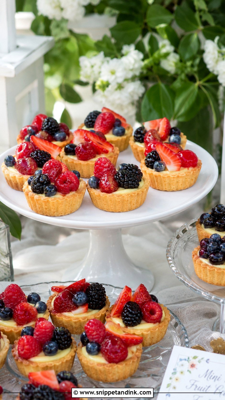 Wedding Mini Fruit Tarts - Snippet and Ink - 20 Wedding Themed Desserts