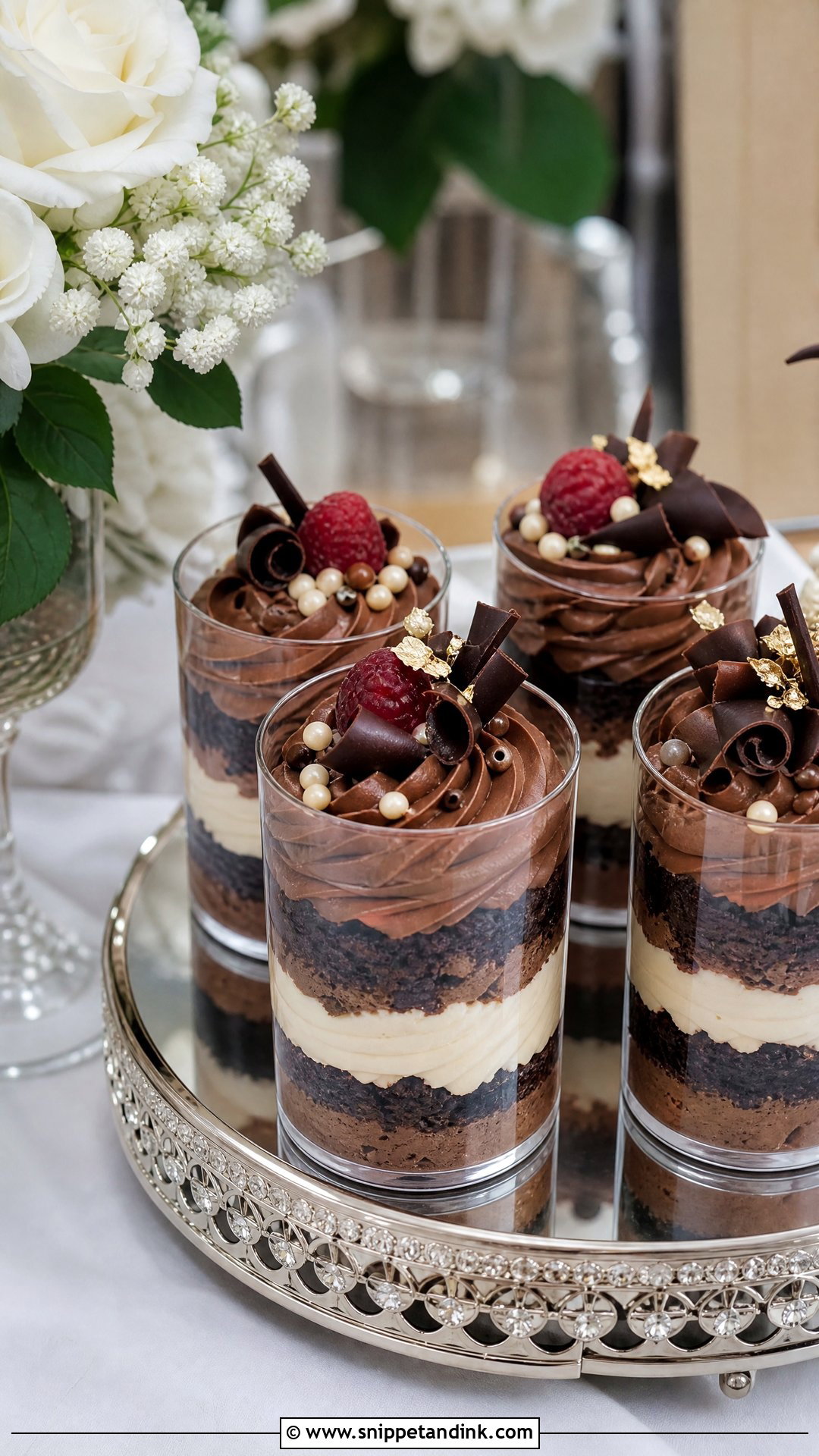 Wedding Mousse Cups - Snippet and Ink - 20 Wedding Sweets