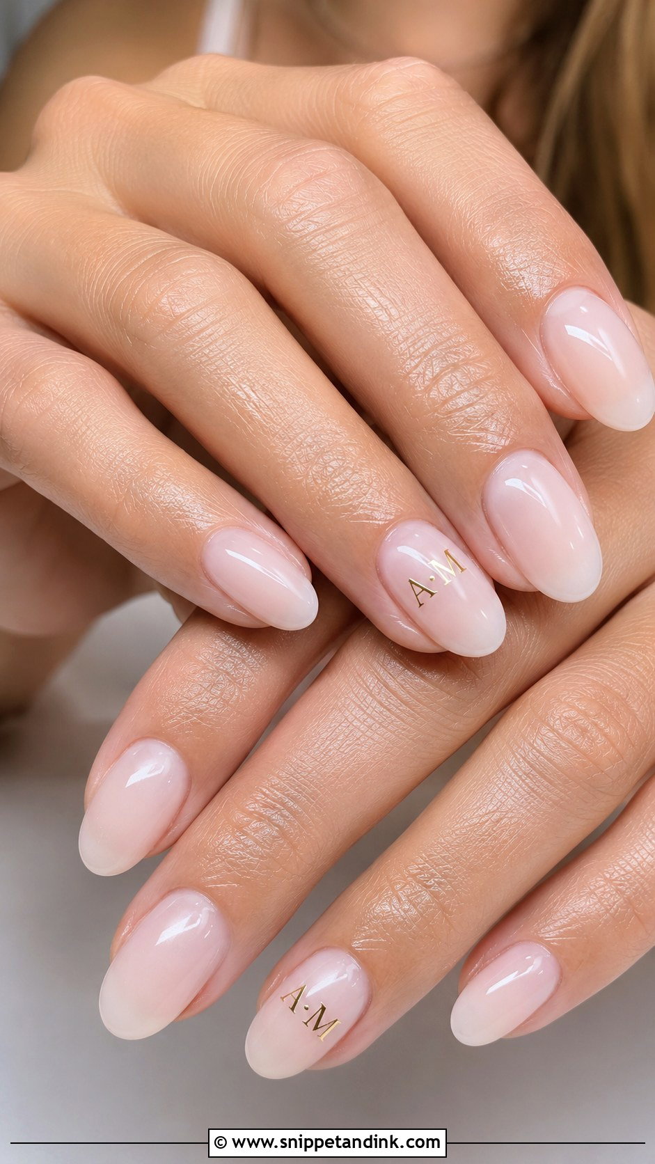 Wedding Nails With Both Initials - Snippet and Ink - 20 Wedding Nails Initials