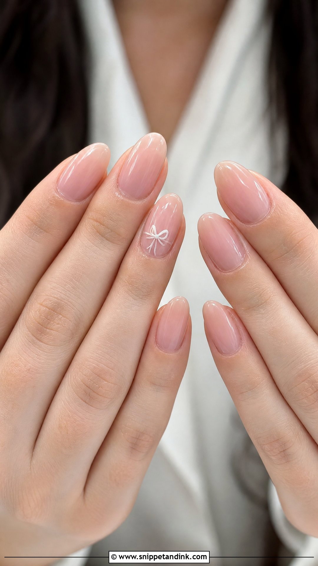 Wedding Nails With Bow Art - Snippet and Ink - 35 Nail Art Wedding Ideas