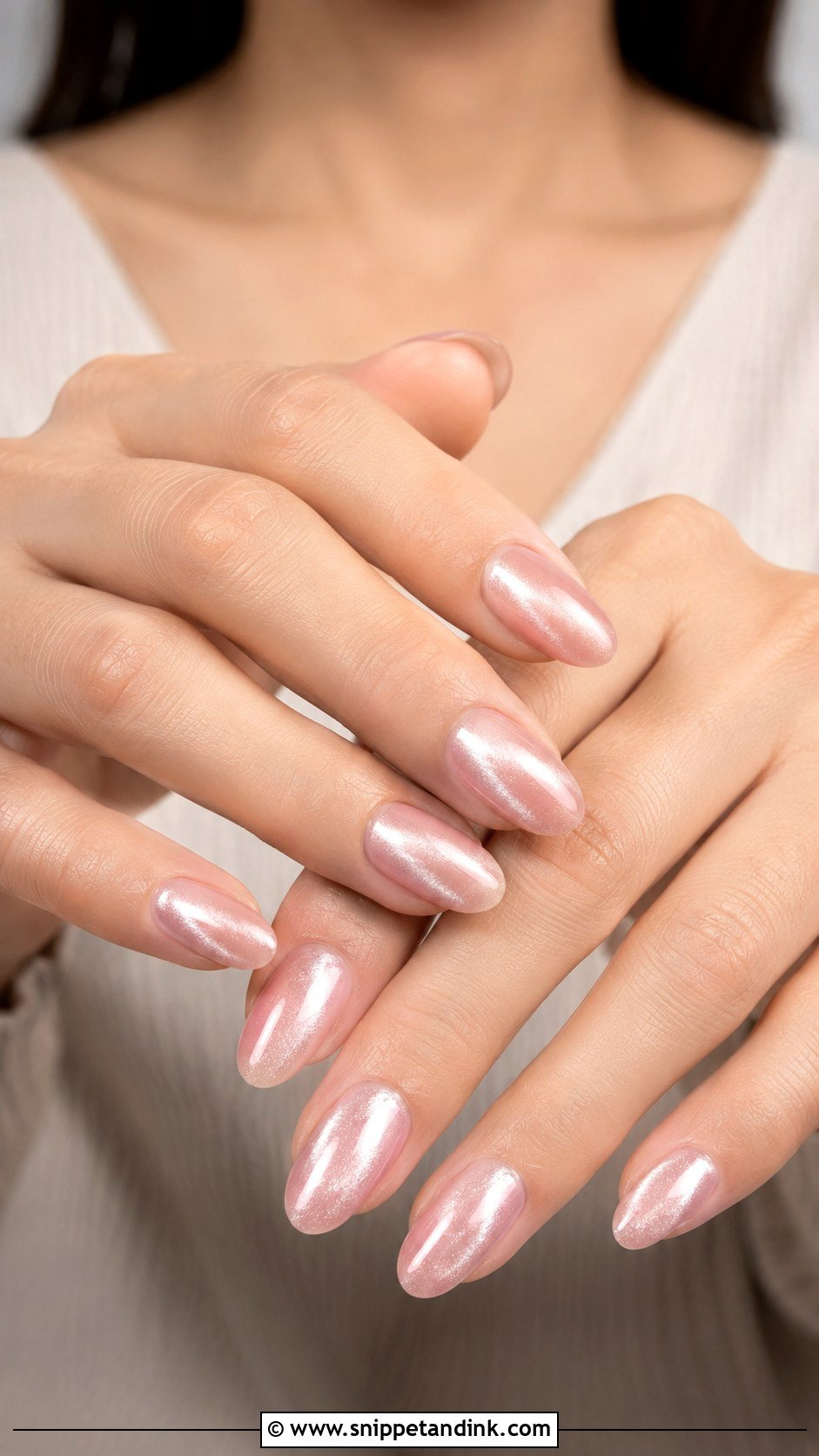 Wedding Nails With Cat Eye Shimmer - Snippet and Ink - 30 Nail Art for Wedding Ideas