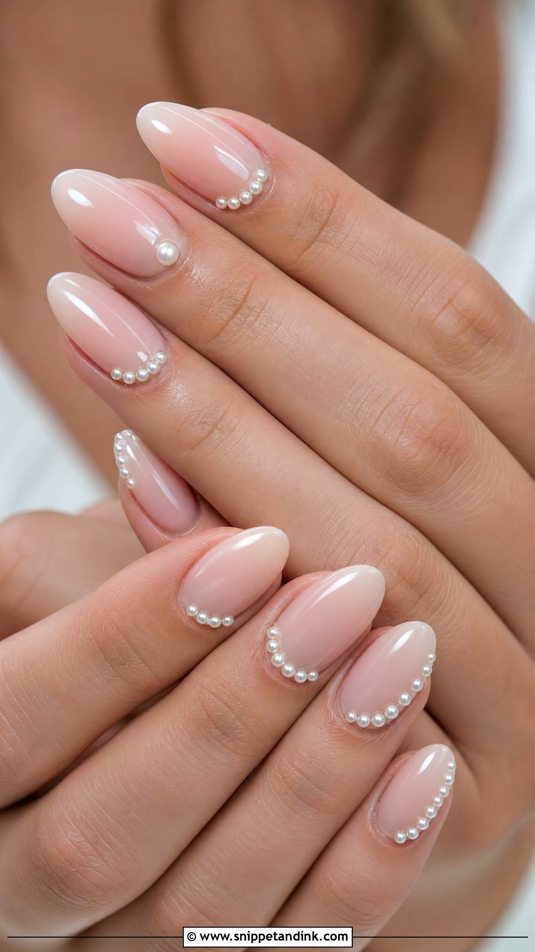 Wedding Nails With Pearls - Snippet and Ink - 25 Wedding Nail Art for Bride Ideas