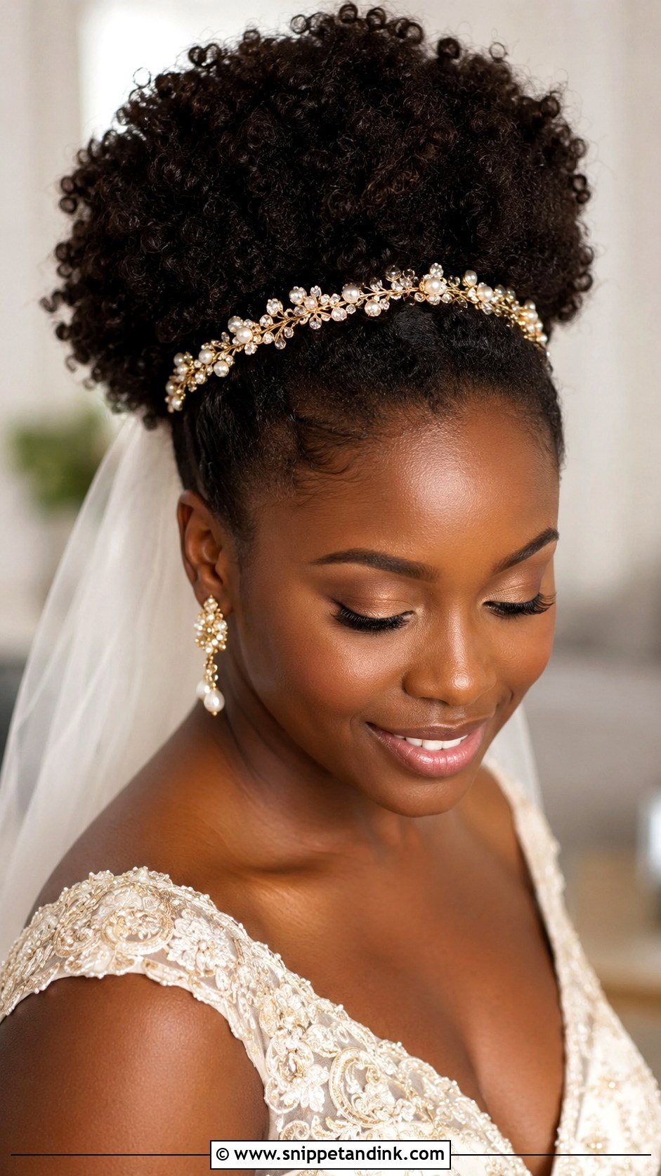 Wedding Natural Hair With Headband - Snippet and Ink - 15 Wedding Hairstyle with Headband Ideas