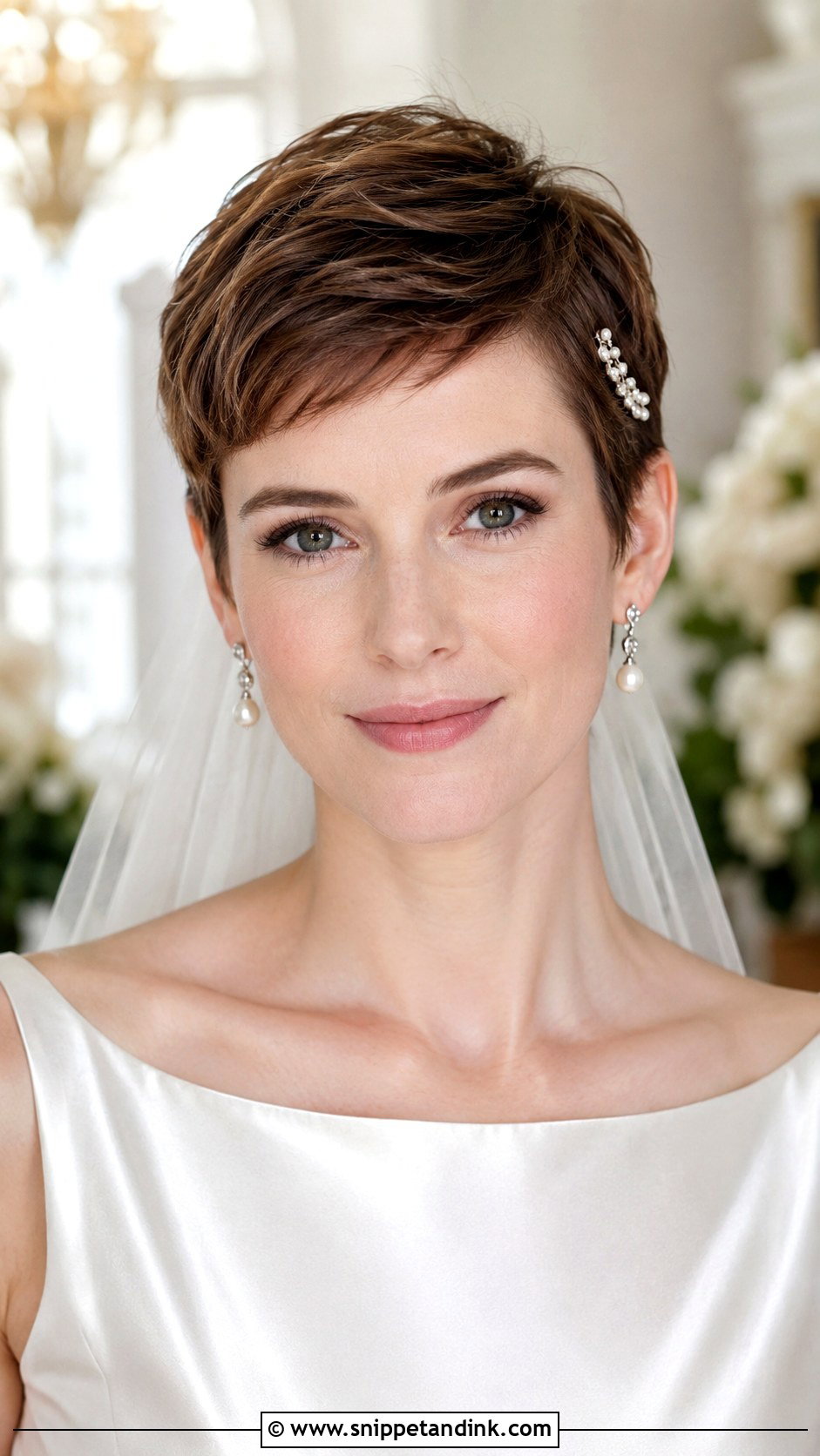 Wedding Pixie Cut Front Look - Snippet and Ink - 15 Wedding Hairstyle Front Look Ideas