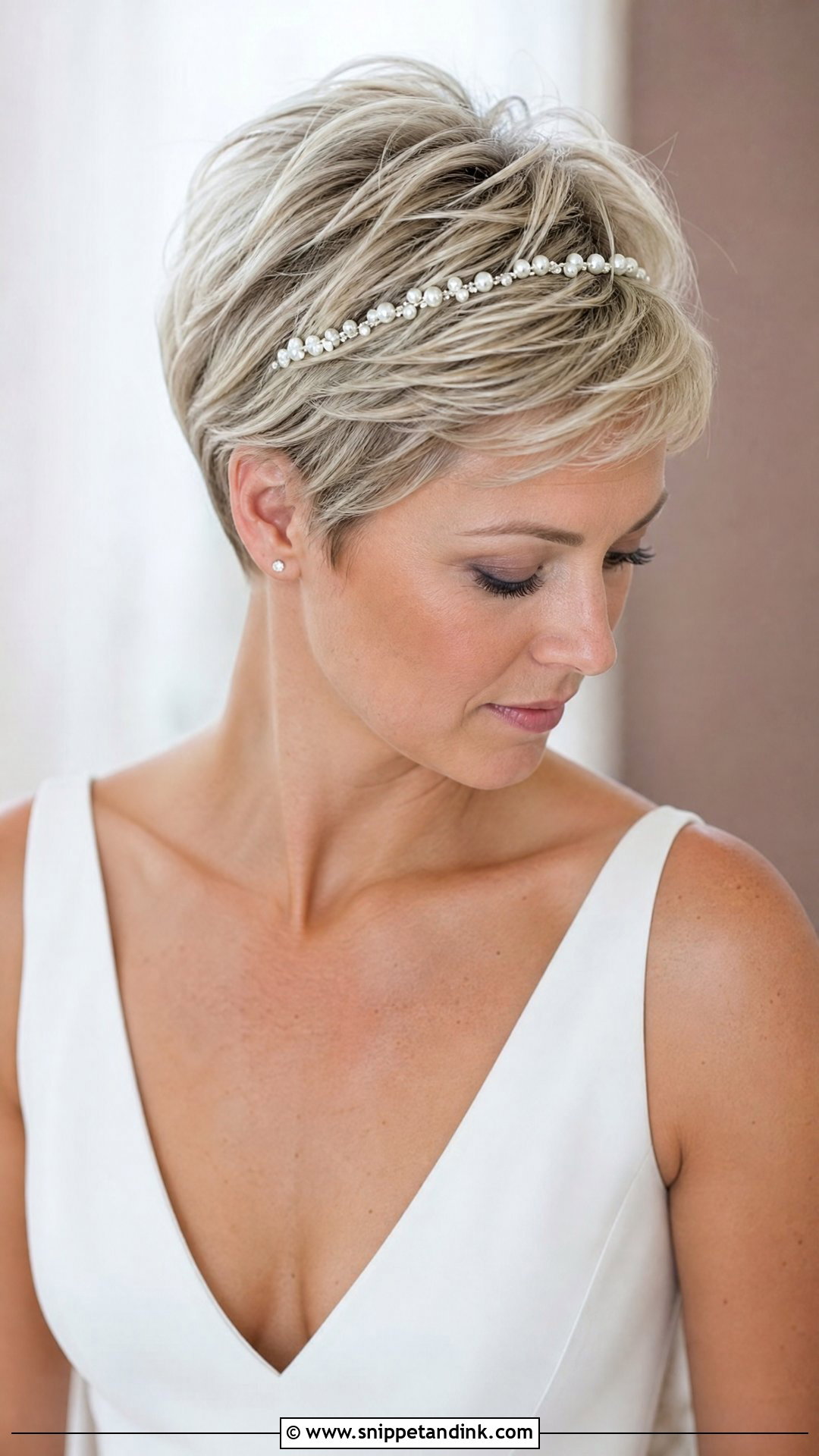 Wedding Pixie Hair - Snippet and Ink - 20 Women Wedding Hairstyle Ideas