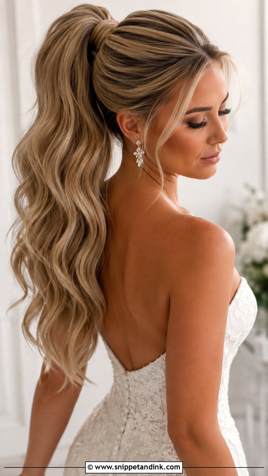 Wedding Ponytail With Extensions - Snippet and Ink - 15 Ponytails Hairstyles for Wedding