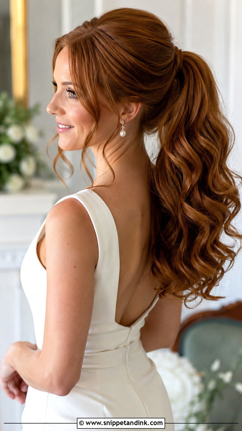 Wedding Ponytail With Front Pieces - Snippet and Ink - 15 Wedding Hairstyle Front Look Ideas