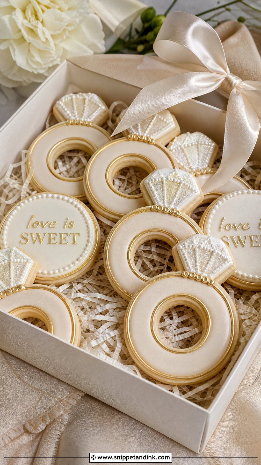 Wedding Ring Sugar Cookies - Snippet and Ink - 20 Wedding Sugar Cookies