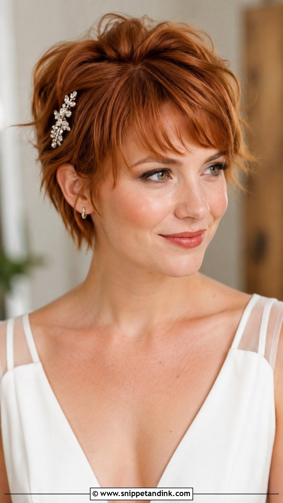Wedding Short Hair With Bangs - Snippet and Ink - 15 Wedding Hair Styles with Bangs