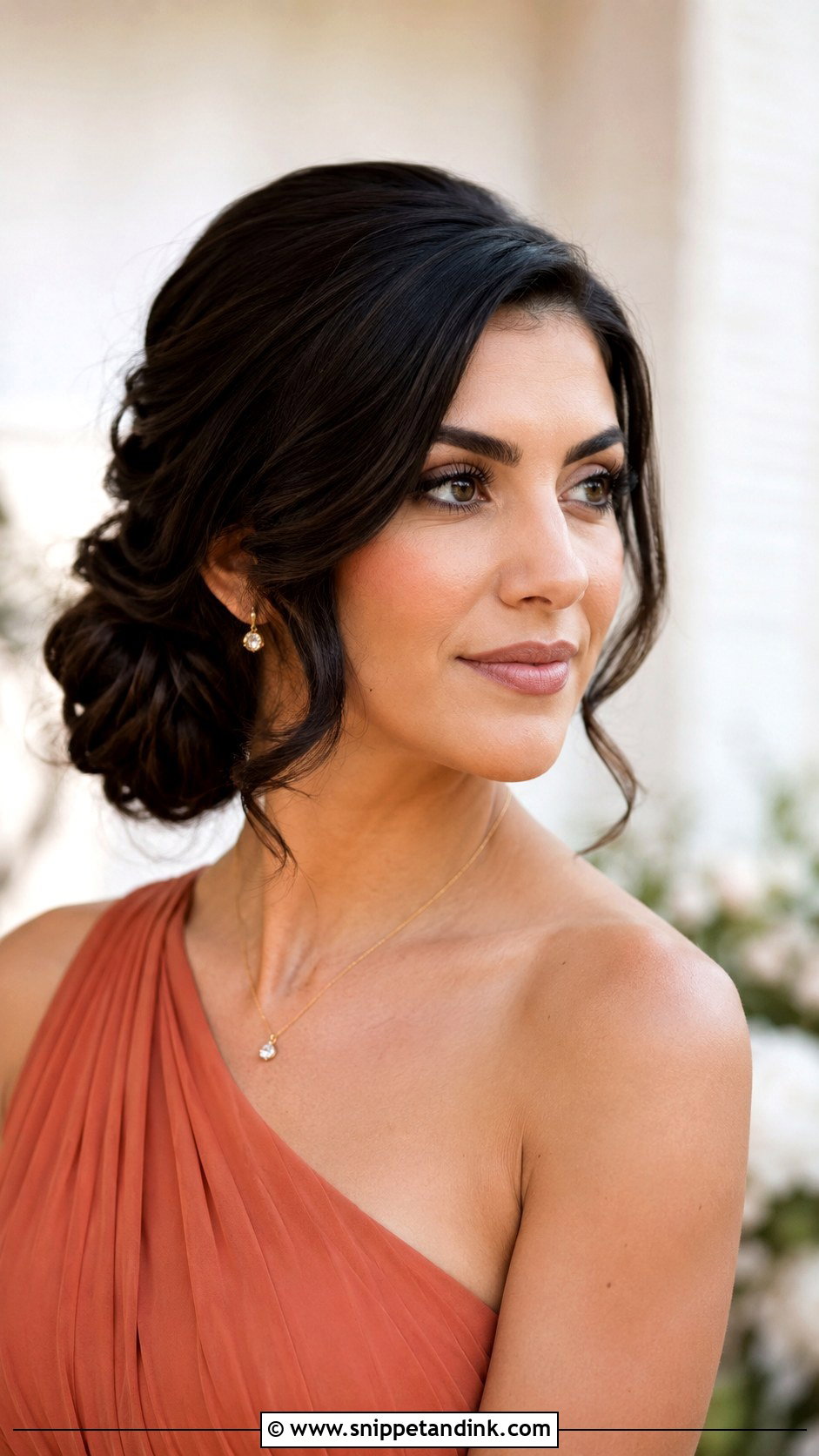 Wedding Side Bun Bridesmaid Updo - Snippet and Ink - 20 Wedding Hair Updo Bridesmaid Ideas