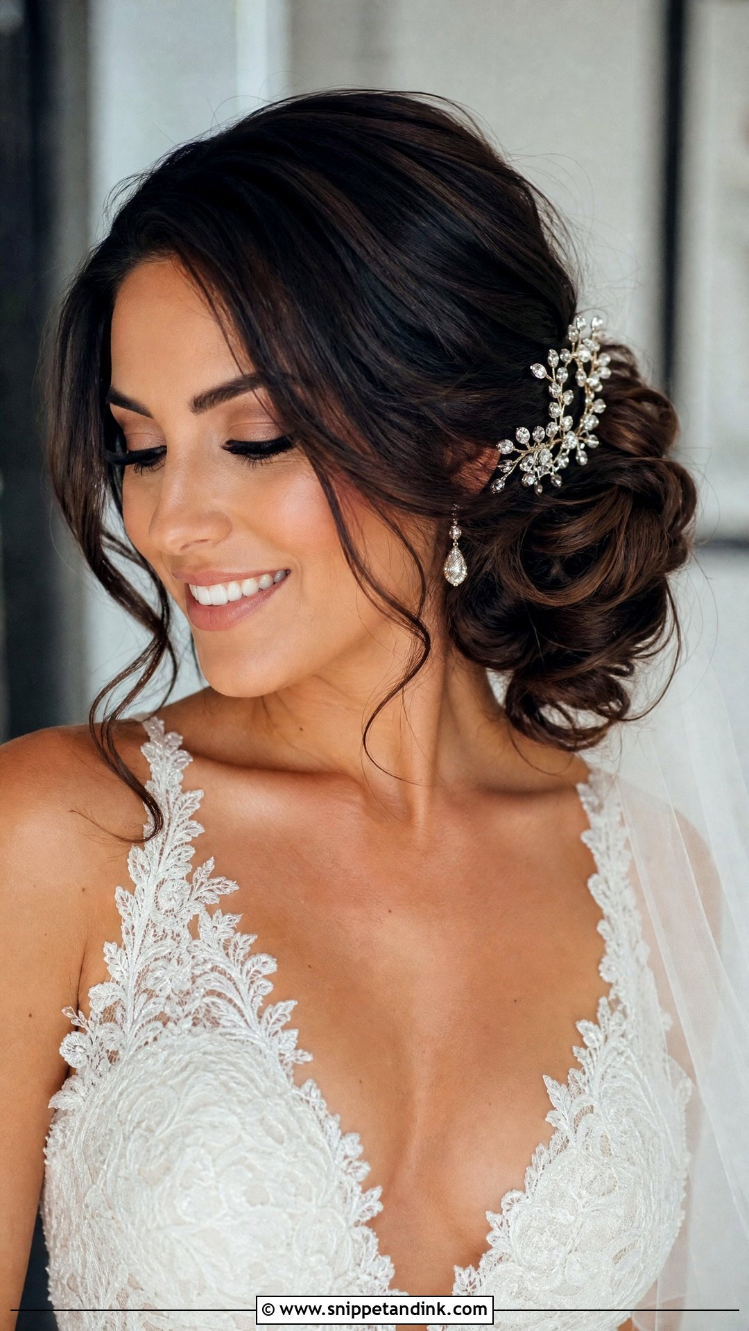 Wedding Side Bun For Round Face - Snippet and Ink - 20 Wedding Hairstyle for Rounded Face Ideas