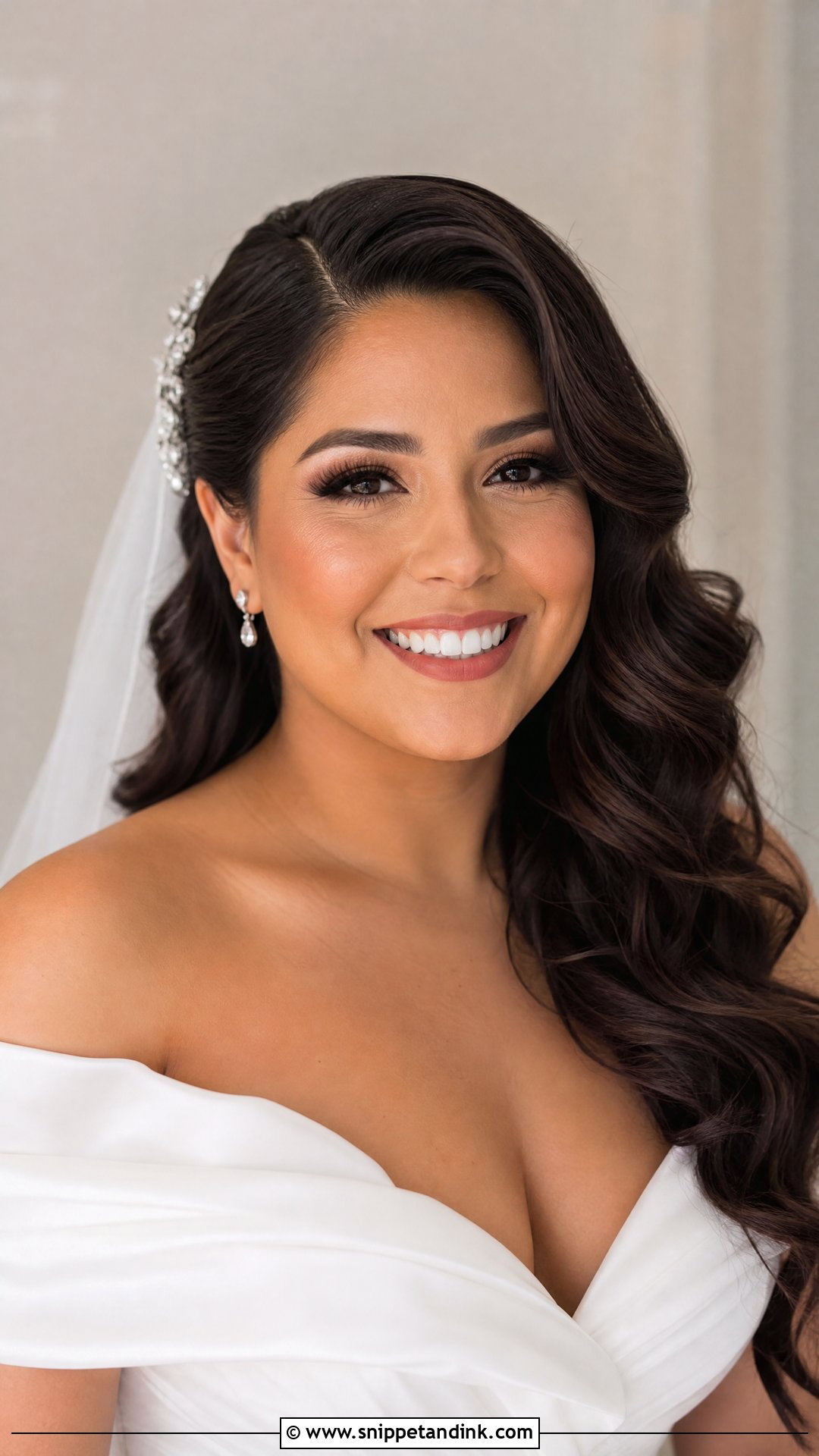 Wedding Side Part Waves For Round Face - Snippet and Ink - 20 Wedding Hairstyle for Rounded Face Ideas