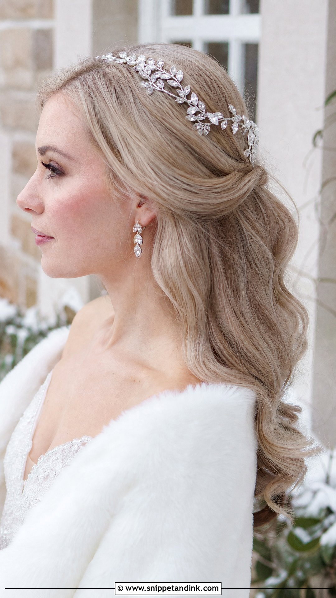 Wedding Silver Leaf Headpiece - Snippet and Ink - 20 Wedding Hair Pieces Headpieces