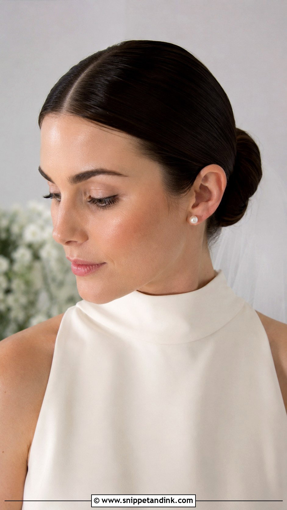 Wedding Sleek Bun - Snippet and Ink - 15 Weding Hair Style Ideas