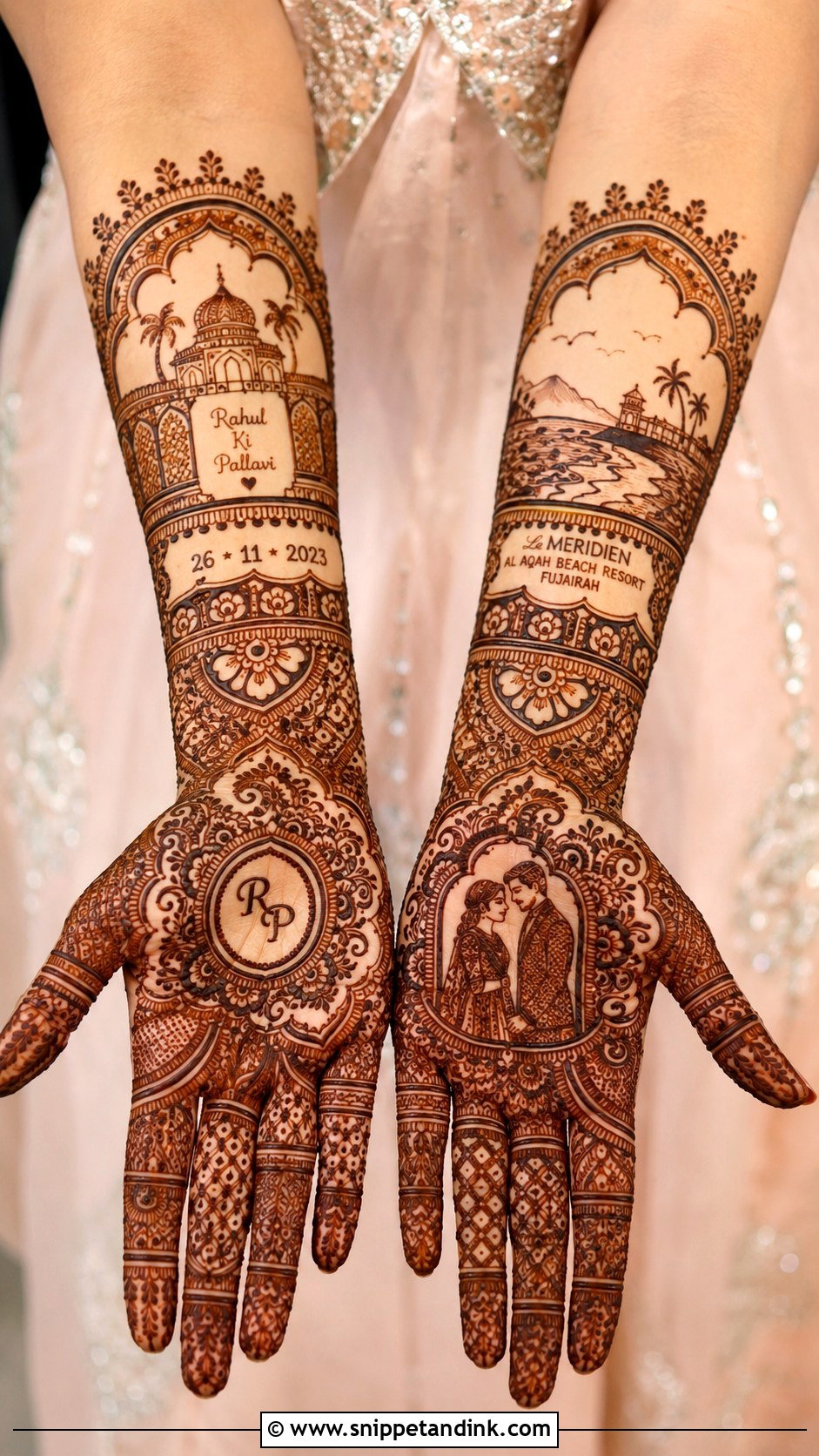 Wedding Story Dulhan Mehndi Design - Snippet and Ink - 35 Dulhan Mehndi Designs