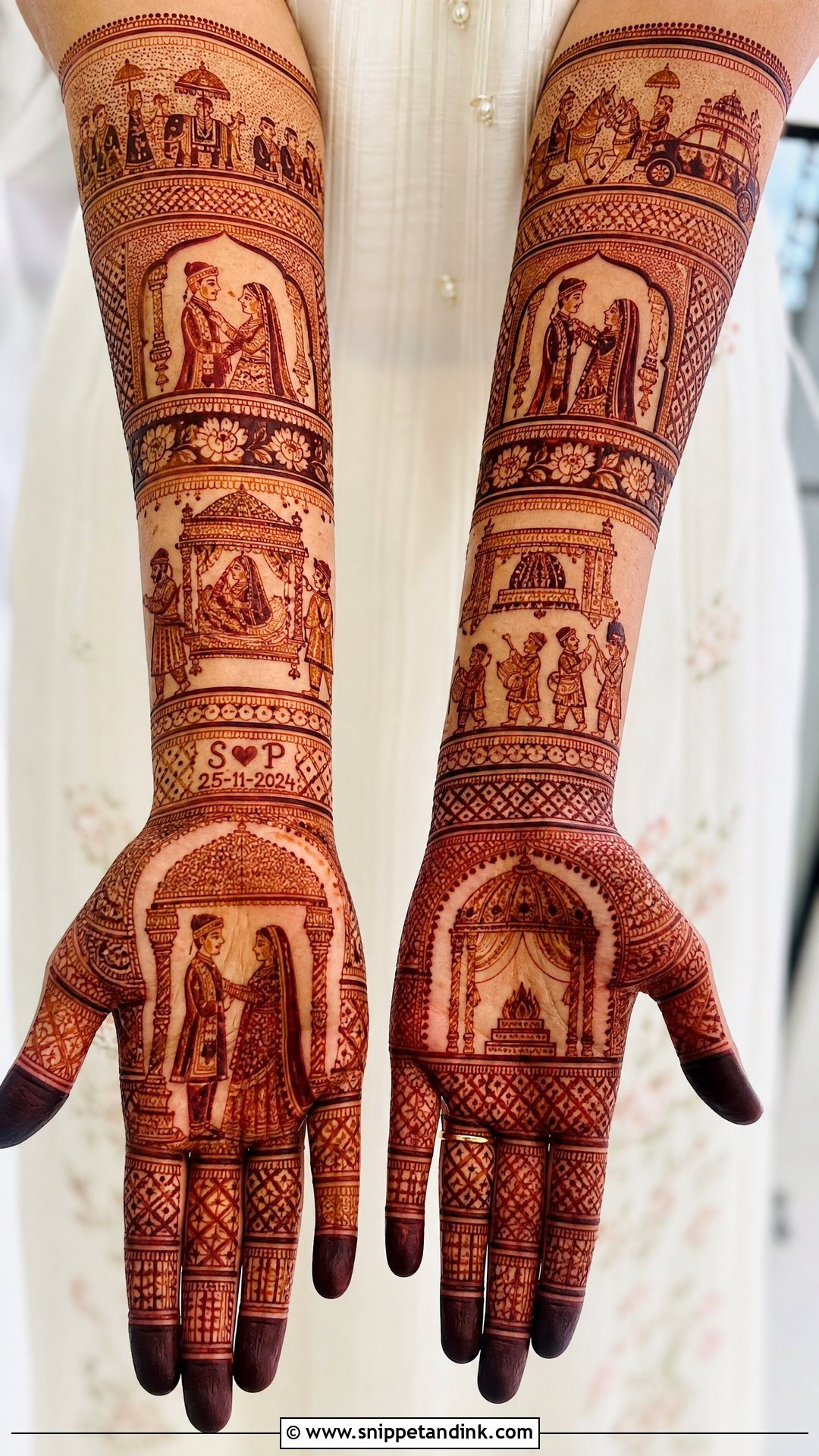 Wedding Story Mehndi Design - Snippet and Ink - 25 Bridal Mehndi Designs Indian Weddings