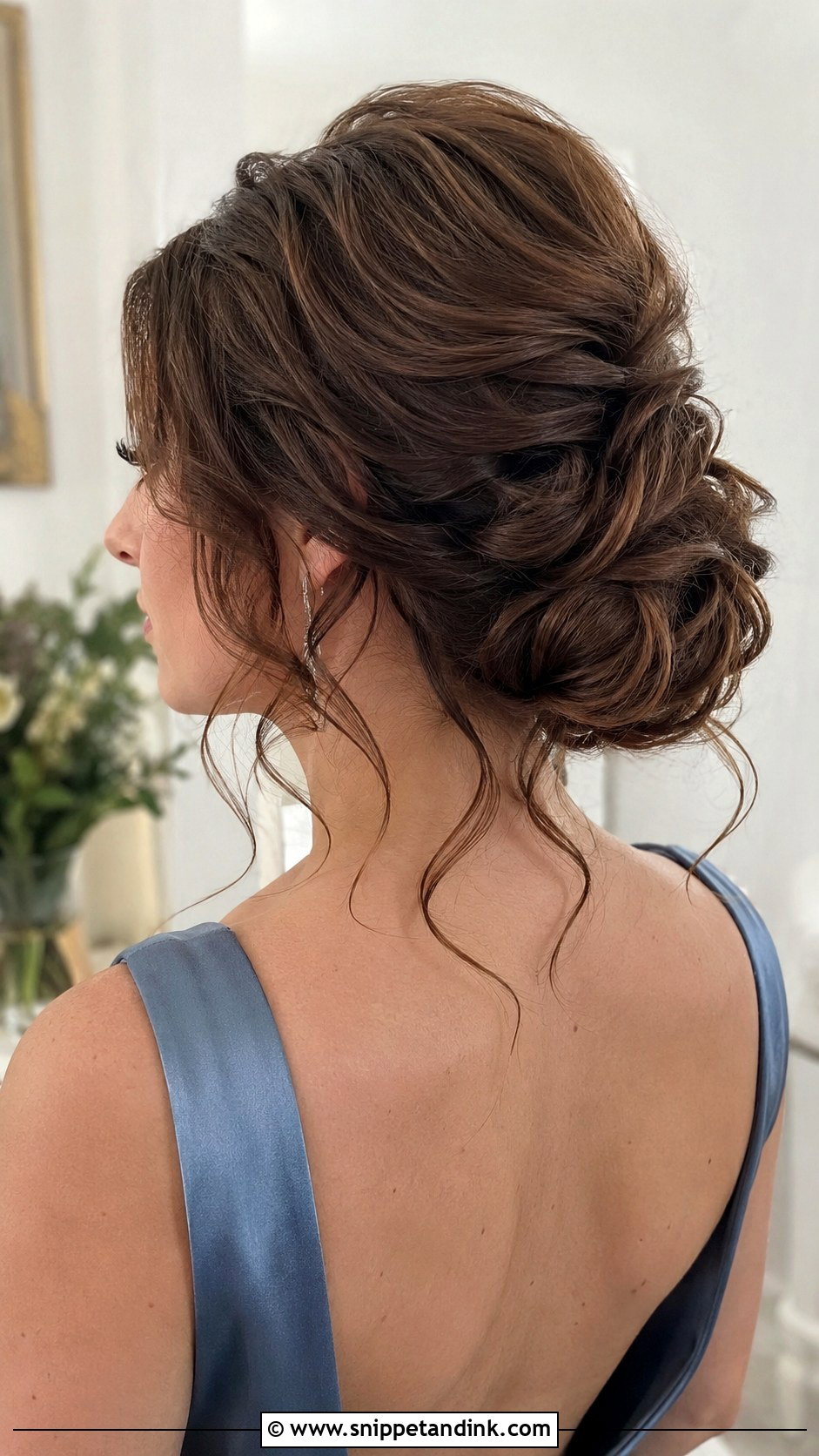 Wedding Textured Low Bun Bridesmaid Updo - Snippet and Ink - 20 Wedding Hair Updo Bridesmaid Ideas
