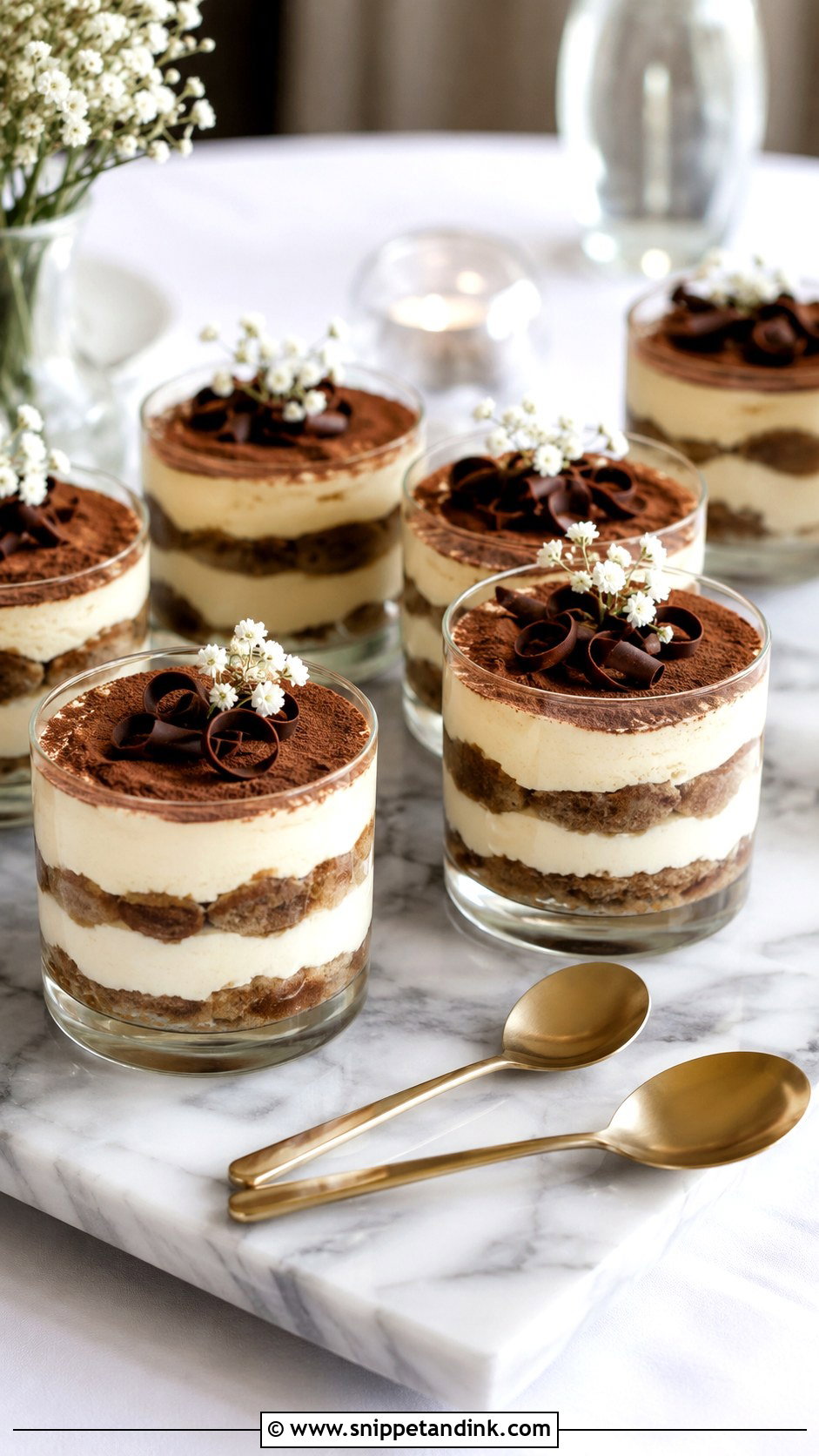 Wedding Tiramisu Cups - Snippet and Ink - 25 Wedding Cake Replacement Ideas