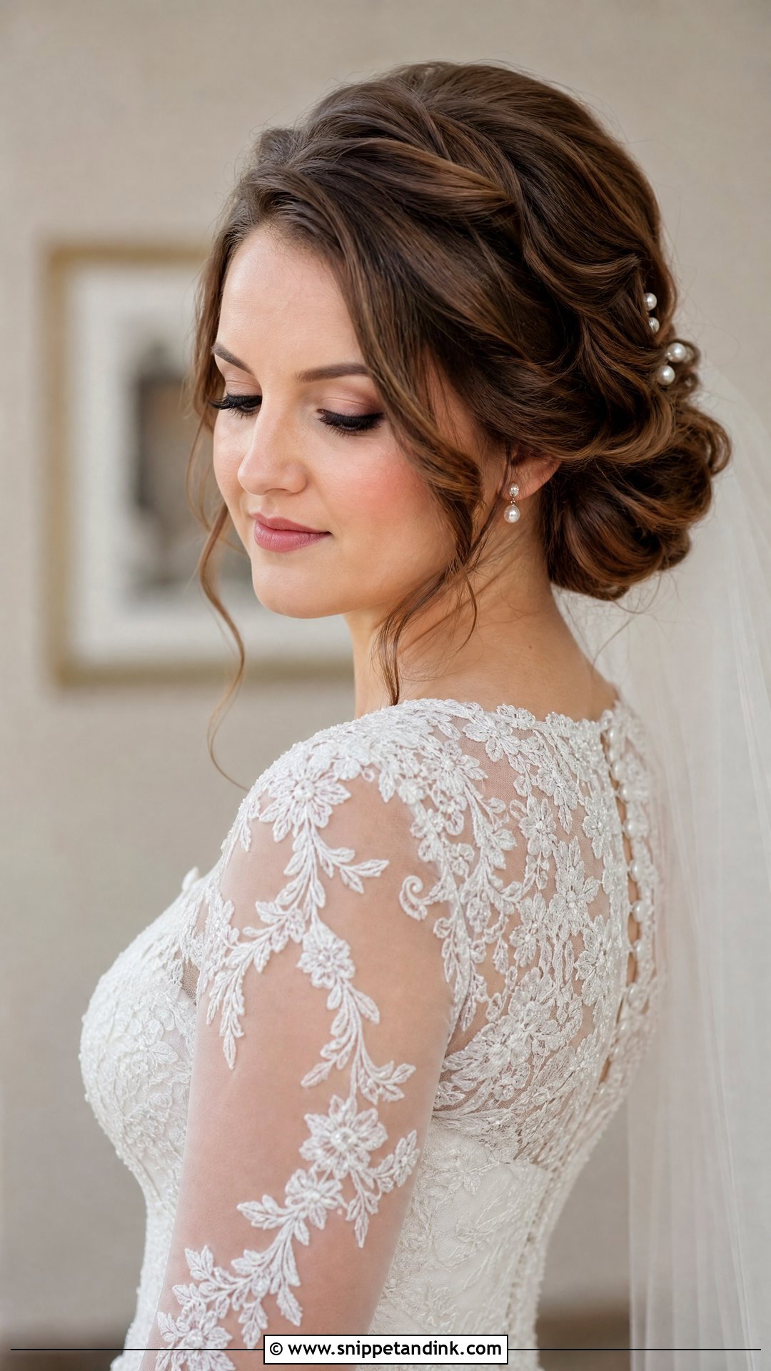 Wedding Twisted Updo For Round Face - Snippet and Ink - 20 Wedding Hairstyle for Rounded Face Ideas