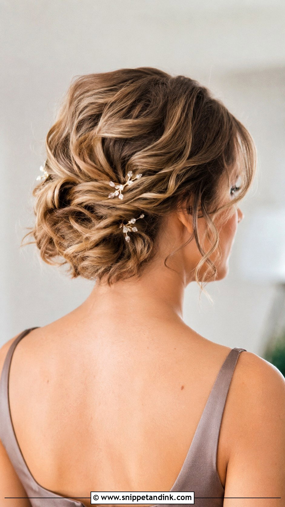 Wedding Updo For Short Hair Bridesmaid - Snippet and Ink - 20 Wedding Hair Updo Bridesmaid Ideas