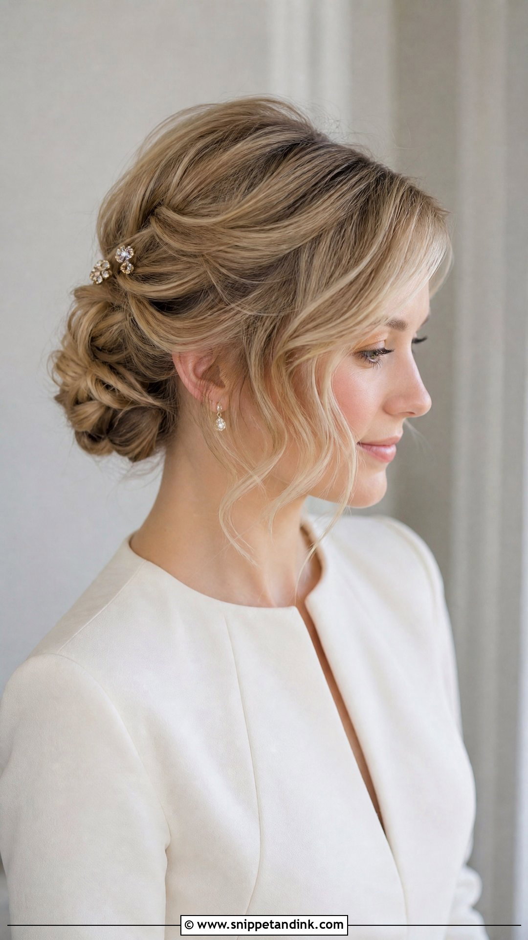 Wedding Updo For Short Hair - Snippet and Ink - 15 Cute Updos for Wedding