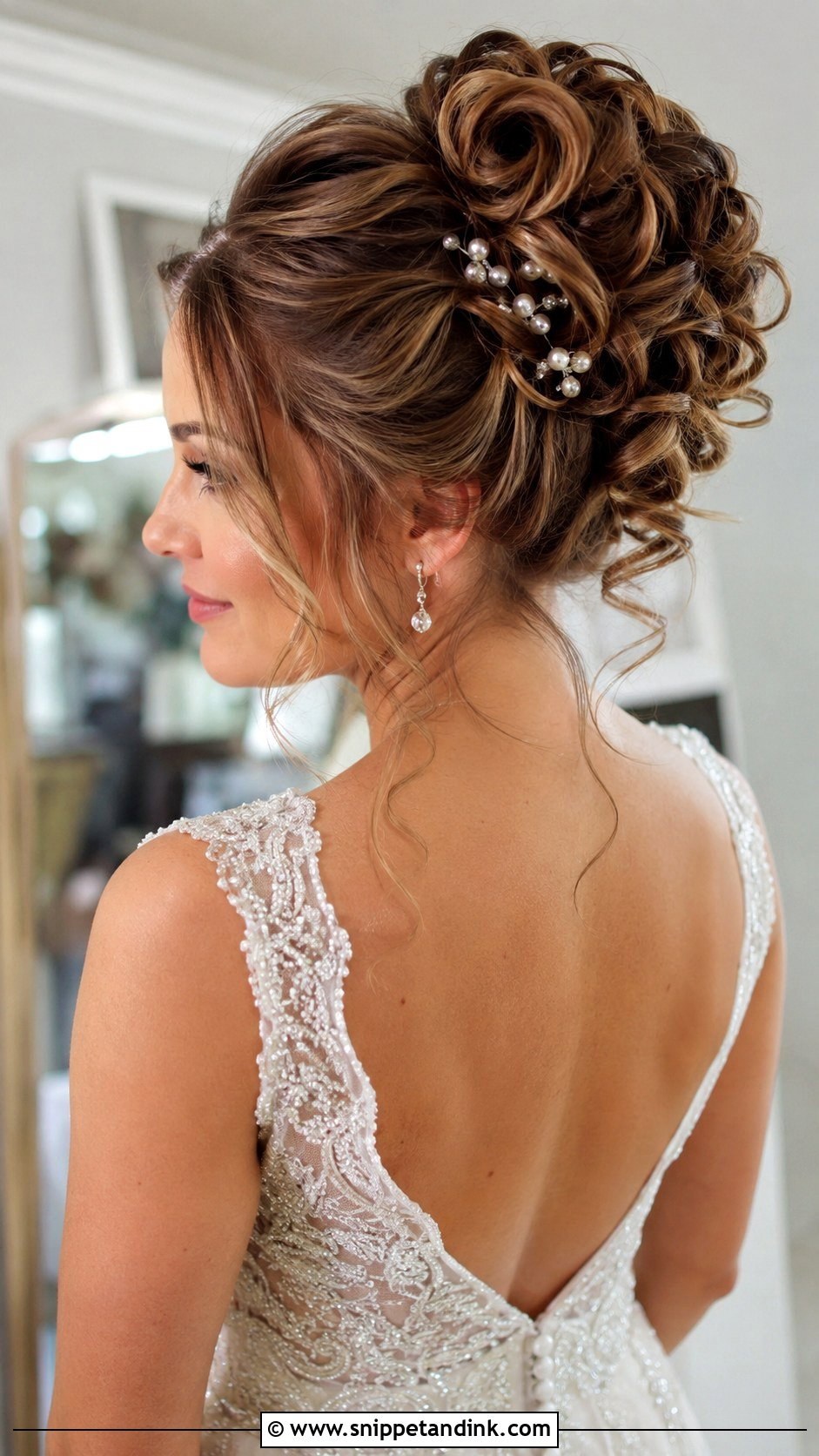 Wedding Updo With Curls - Snippet and Ink - 20 Hair Idea for Wedding Ideas