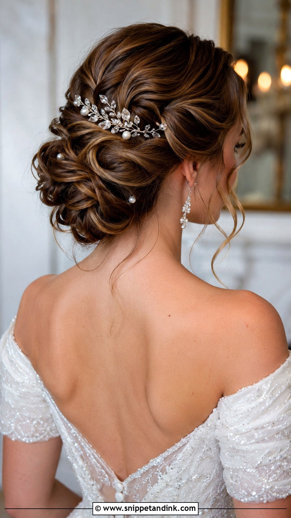Wedding Updo With Hair Accessories - Snippet and Ink - 25 Hair Ideas for Wedding