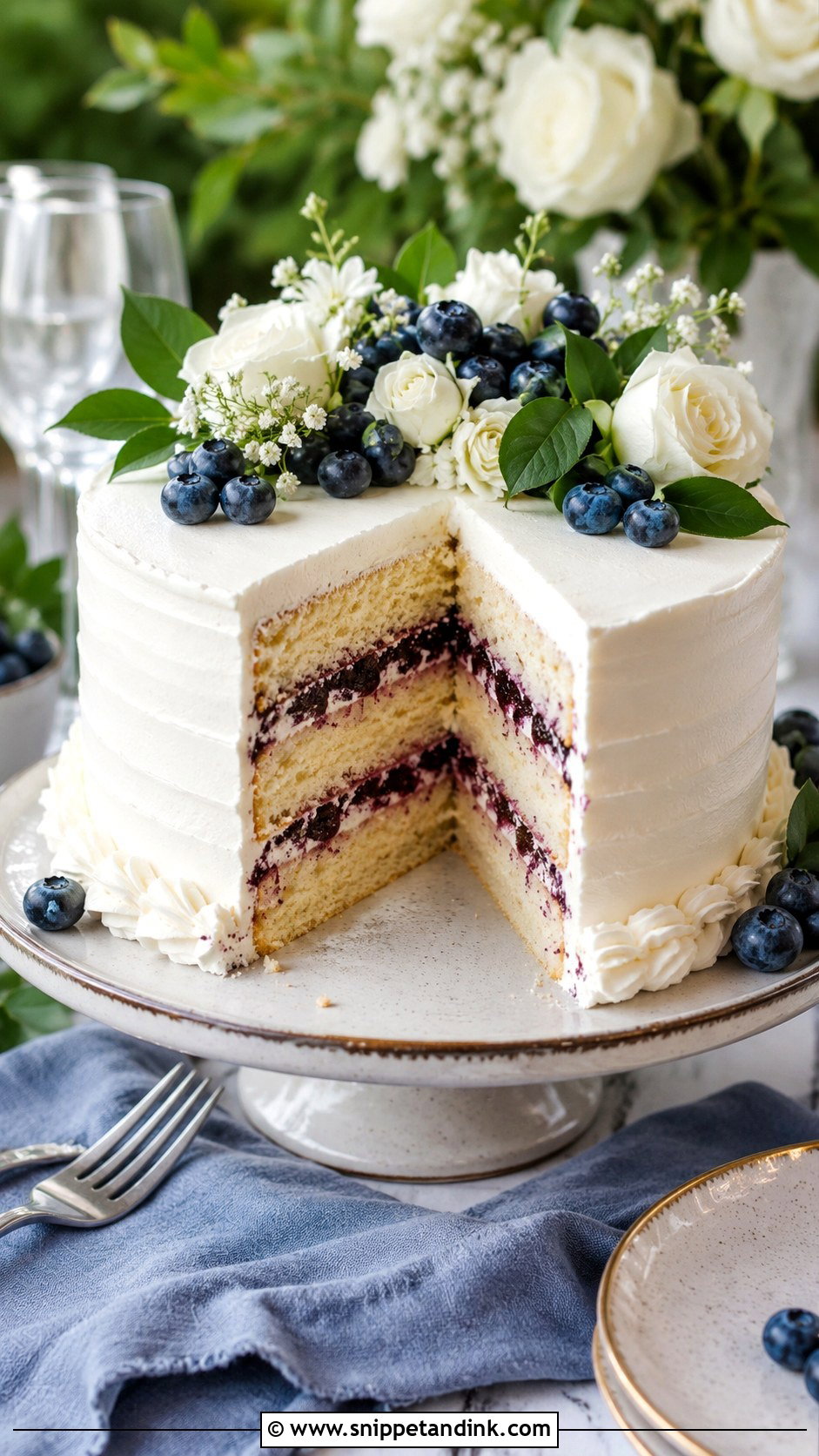Wegmans Blueberry Filling Wedding Cake - Snippet and Ink - 30 Wegmans Wedding Cake Ideas