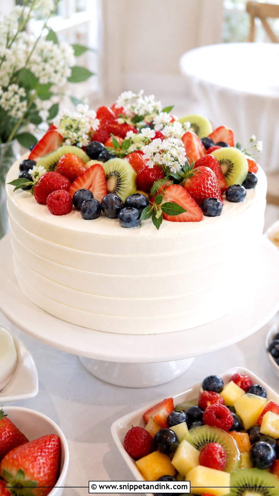 Wegmans Mixed Fruit Wedding Cake - Snippet and Ink - 30 Wegmans Wedding Cake Ideas