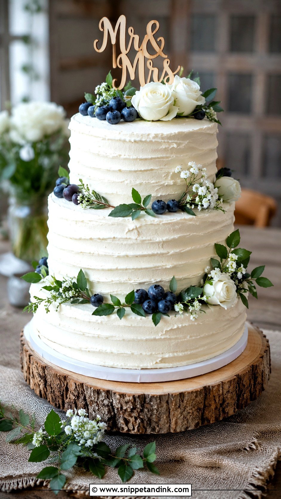 Wegmans Rustic Wedding Cake - Snippet and Ink - 30 Wegmans Wedding Cake Ideas