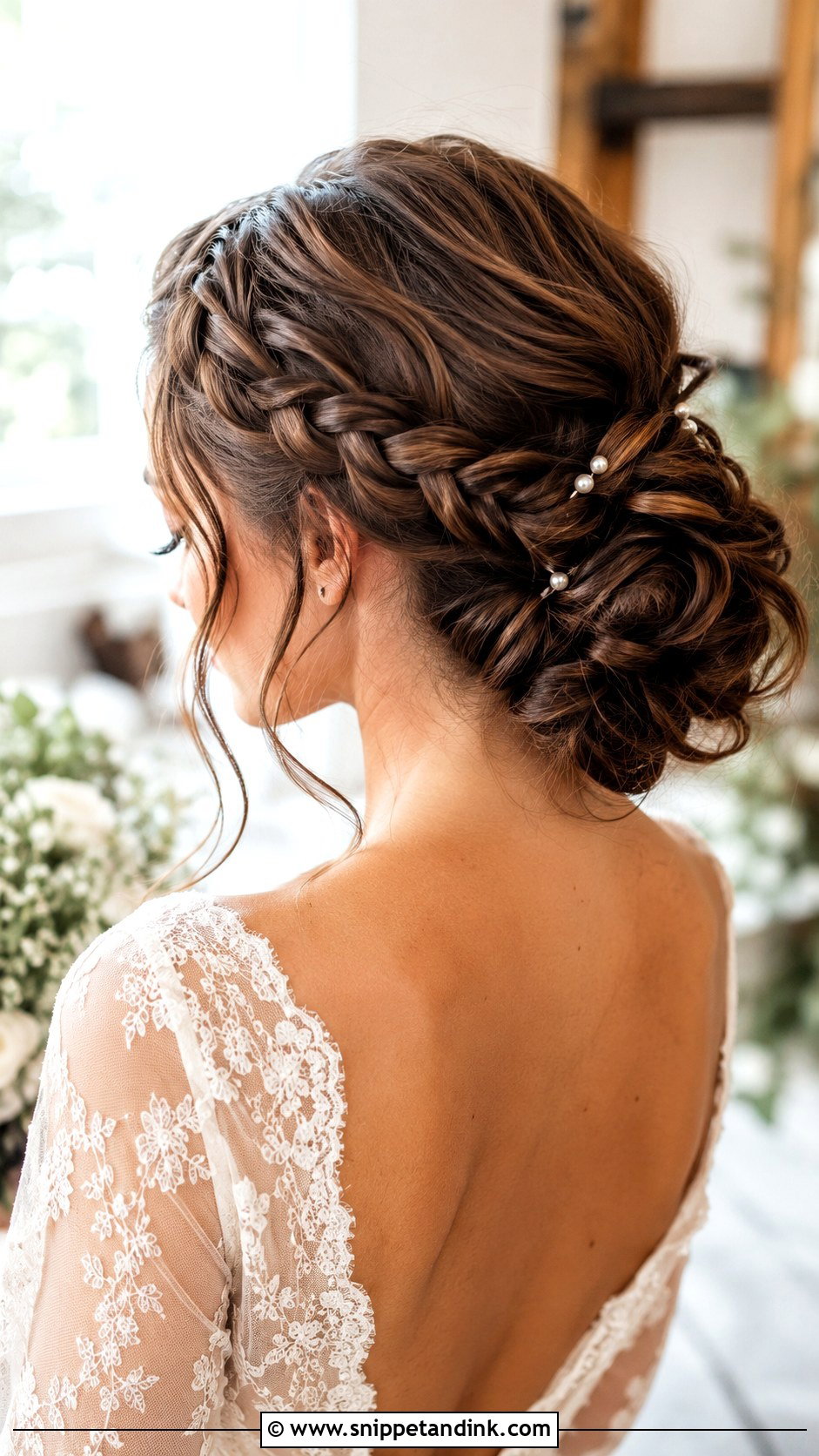 Western Bridal Braided Updo - Snippet and Ink - 15 Western Bridal Hair Ideas