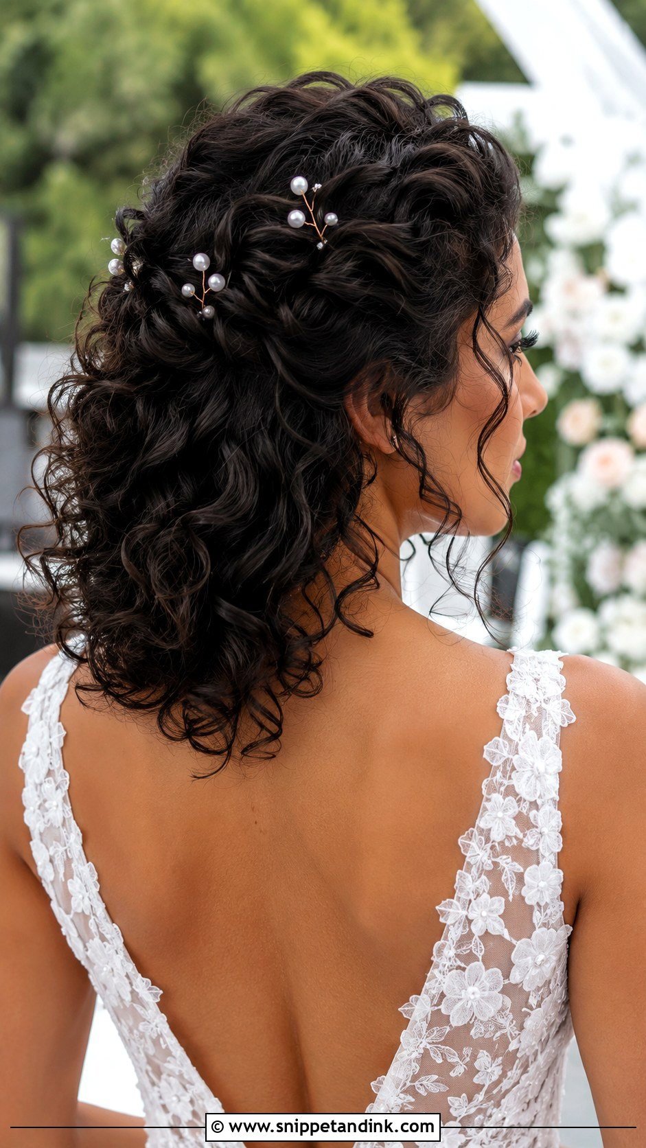 Western Bridal Curly Hair - Snippet and Ink - 15 Western Bridal Hair Ideas