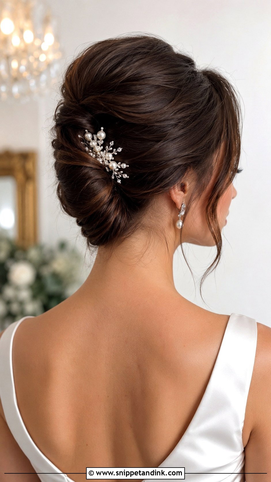 Western Bridal French Twist - Snippet and Ink - 15 Western Bridal Hair Ideas