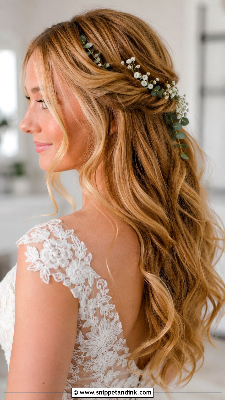 Western Bridal Hair With Flowers - Snippet and Ink - 15 Western Bridal Hair Ideas