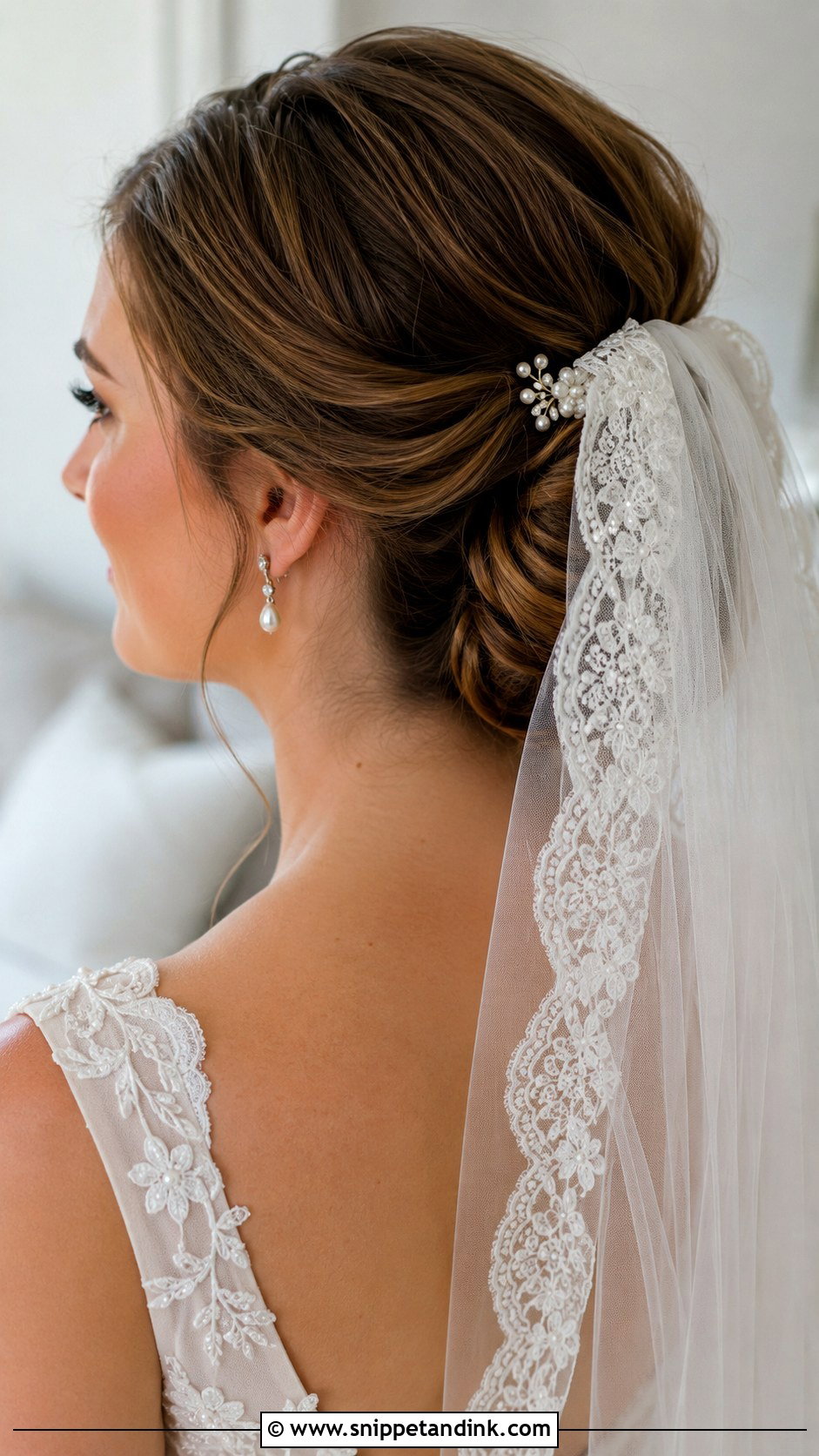 Western Bridal Hair With Veil - Snippet and Ink - 15 Western Bridal Hair Ideas