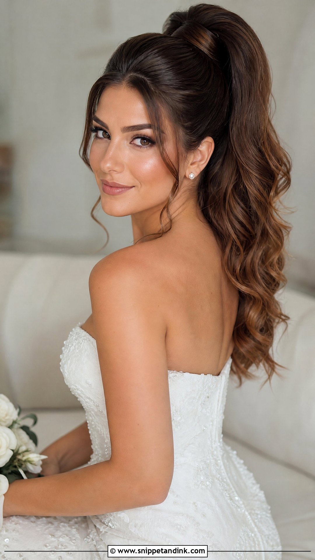 Western Bridal High Ponytail - Snippet and Ink - 20 Western Bridal Hairstyles