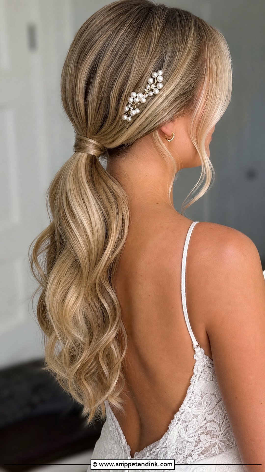 Western Bridal Low Ponytail - Snippet and Ink - 20 Western Bridal Hairstyles
