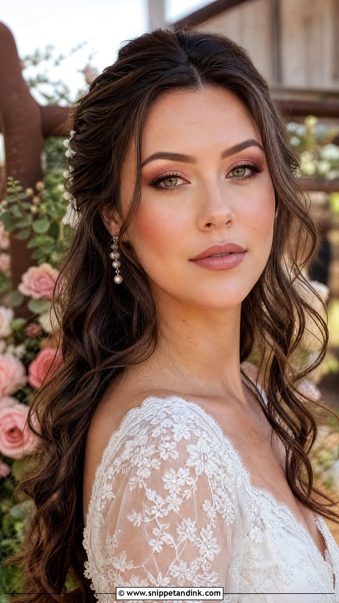 Western Bridal Makeup For Green Eyes - Snippet and Ink - 20 Western Bridal Makeup Ideas