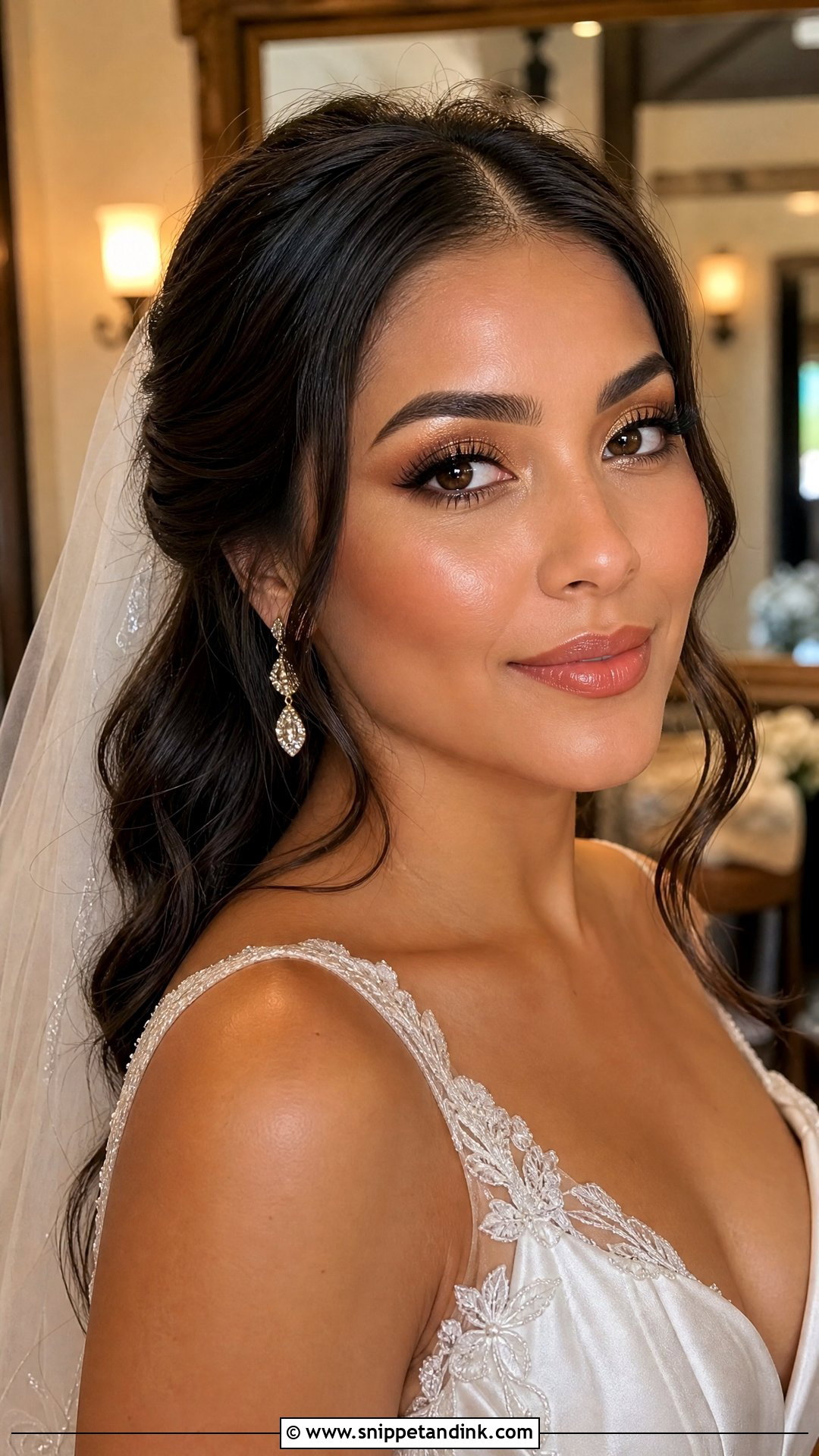 Western Bridal Makeup For Olive Skin - Snippet and Ink - 20 Western Bridal Makeup Ideas