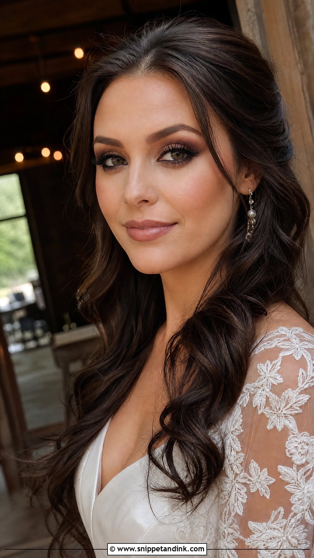Western Bridal Makeup With Smokey Eye - Snippet and Ink - 20 Western Bridal Makeup Ideas
