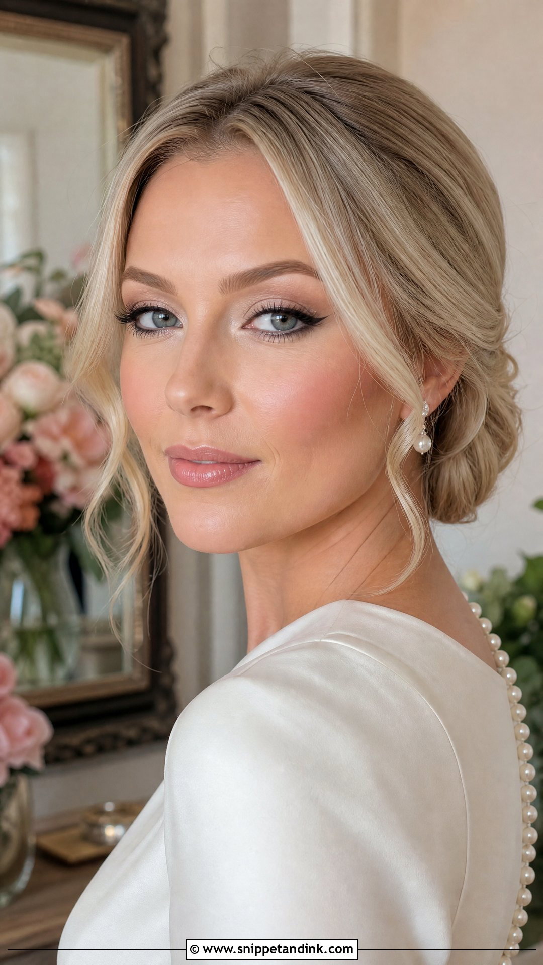 Western Bridal Makeup With Winged Liner - Snippet and Ink - 20 Western Bridal Makeup Ideas